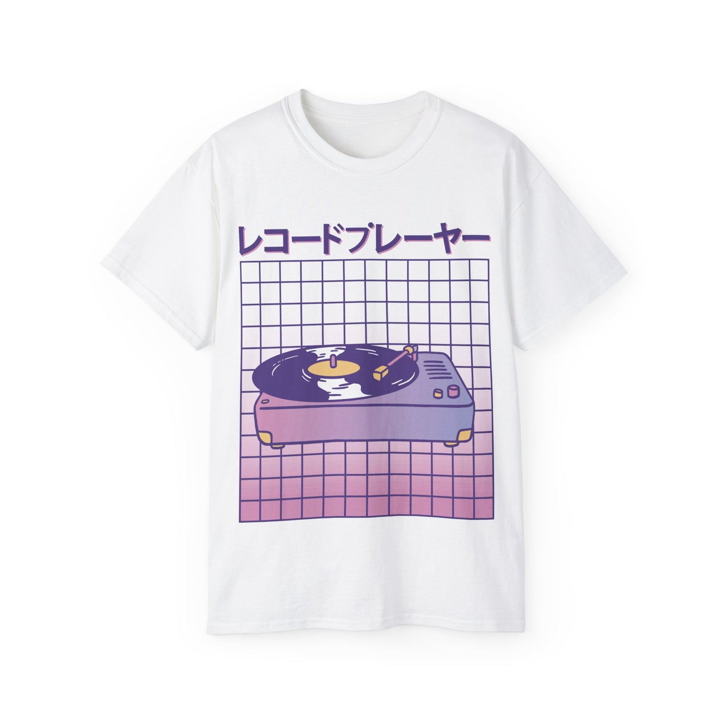 Mens Vaporwave Turntable Tee