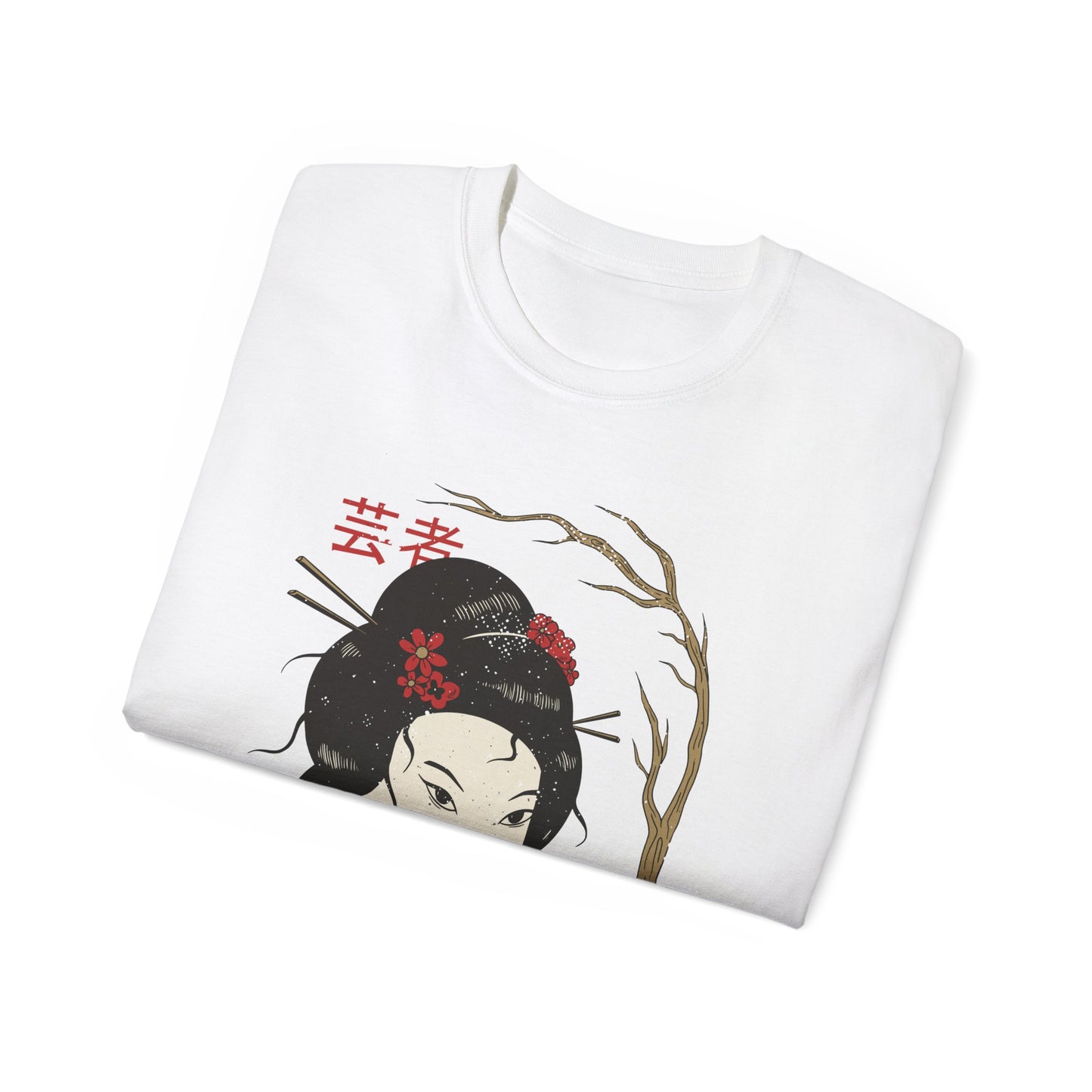Womens Geisha Illustration Tee