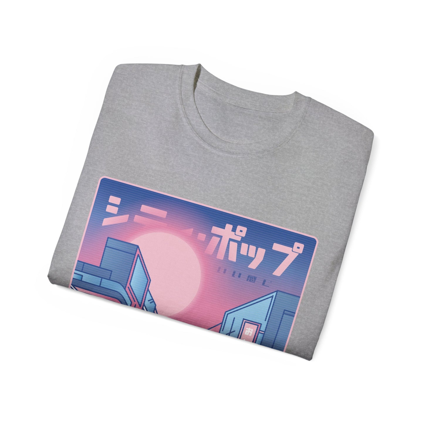 Womens Vaporwave City Tee