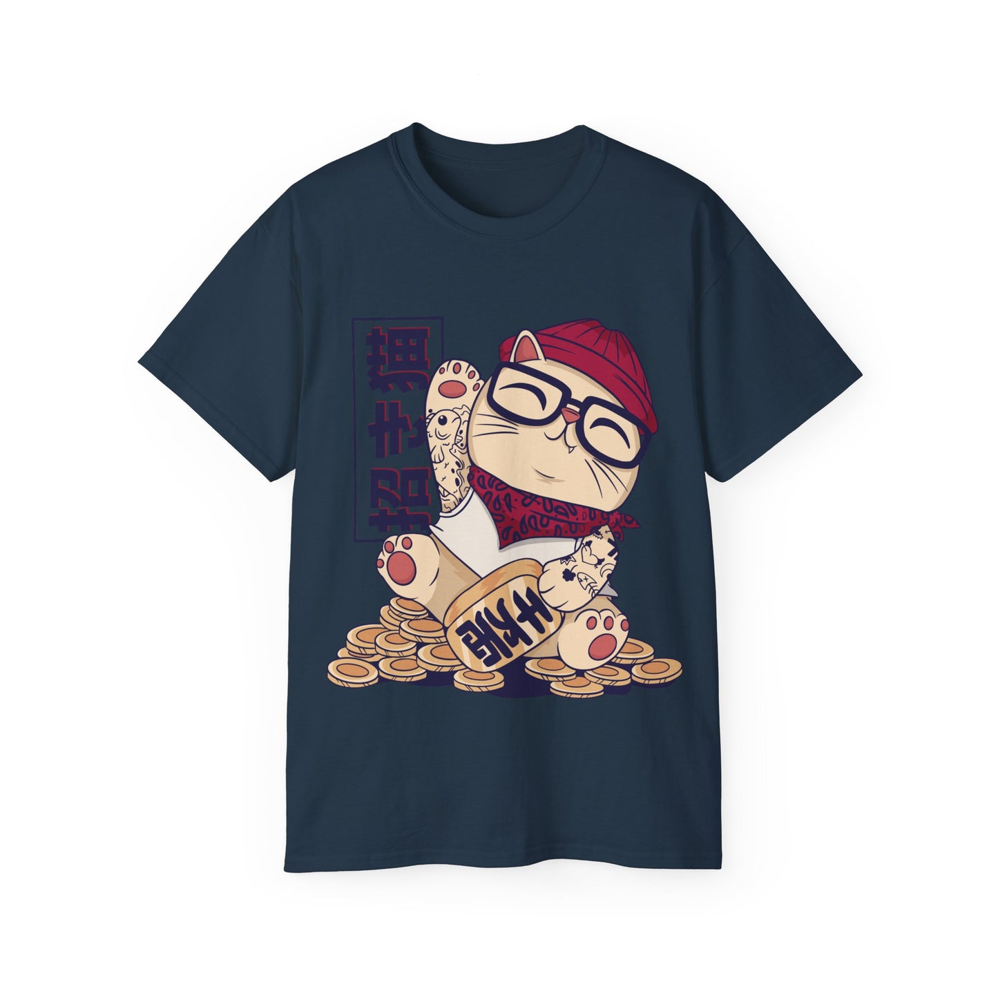 Womens Cool Maneki Neko Tee