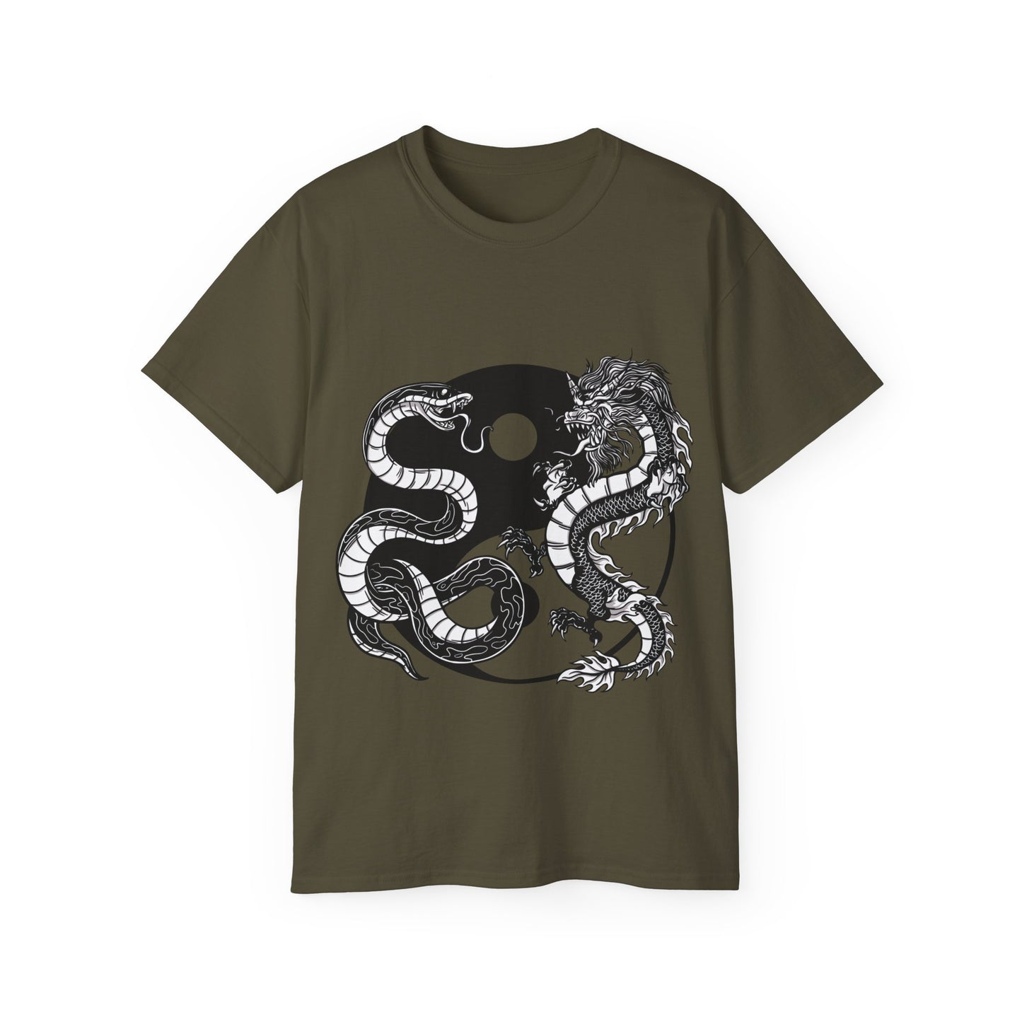 Womens Yin Yang Dragon Tee