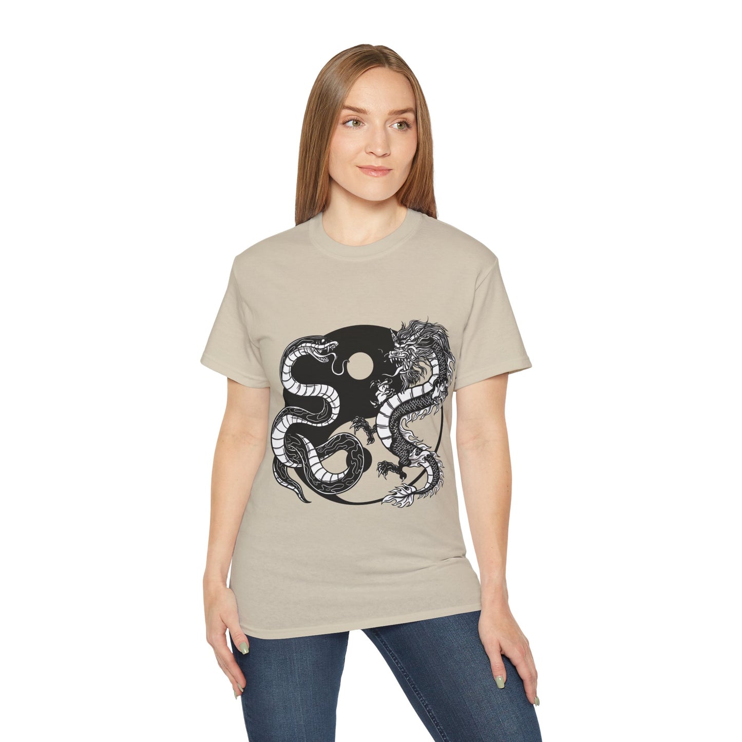 Mens Yin Yang Dragon Tee