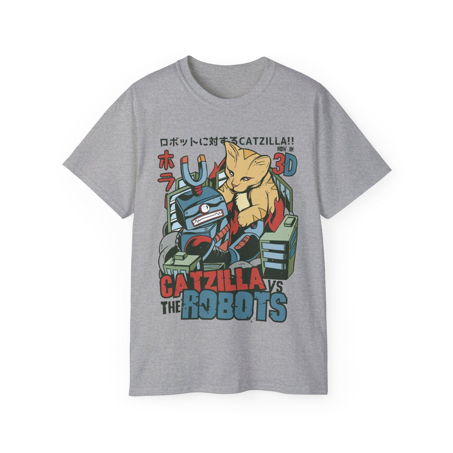 Womens Godzilla Cat Tee
