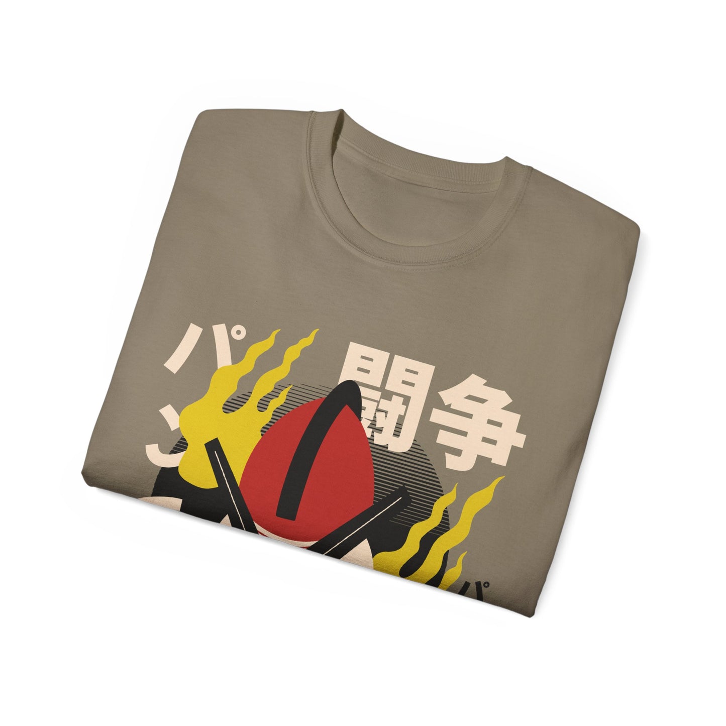 Womens Robot With Fire Tee