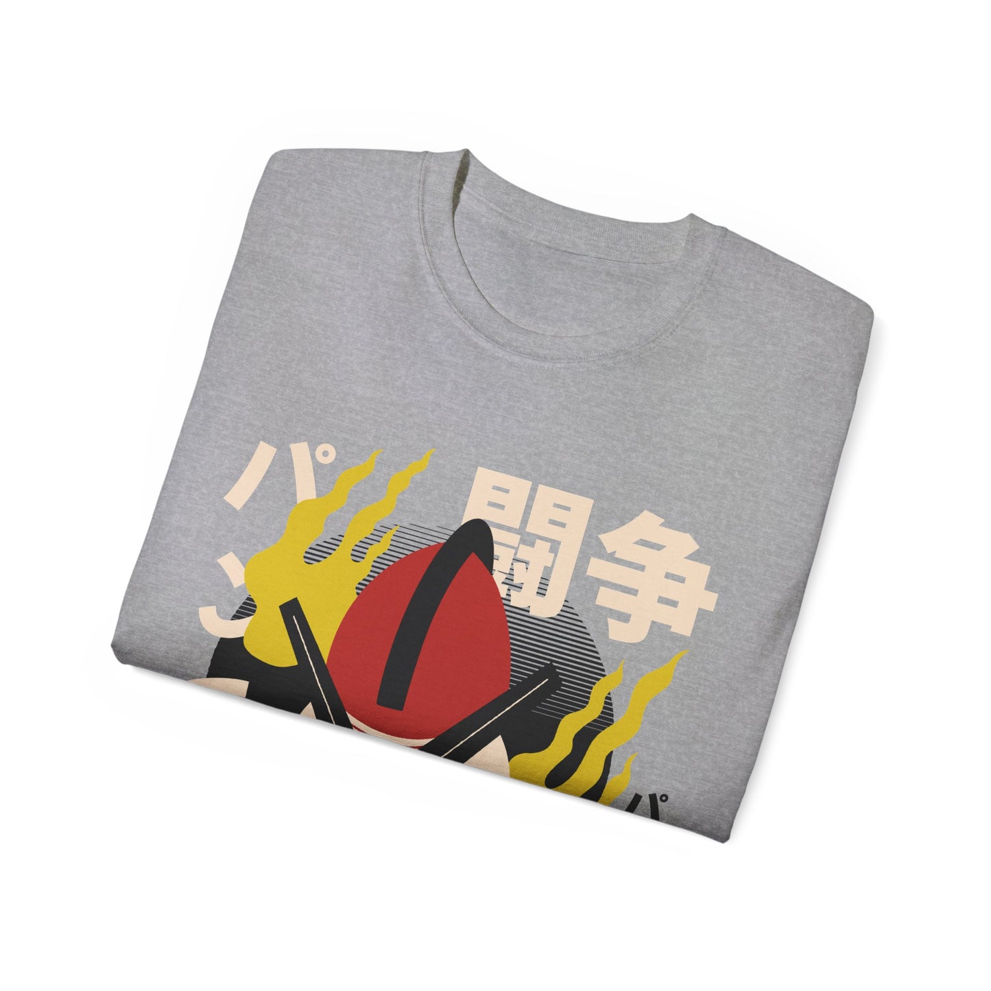 Womens Robot With Fire Tee