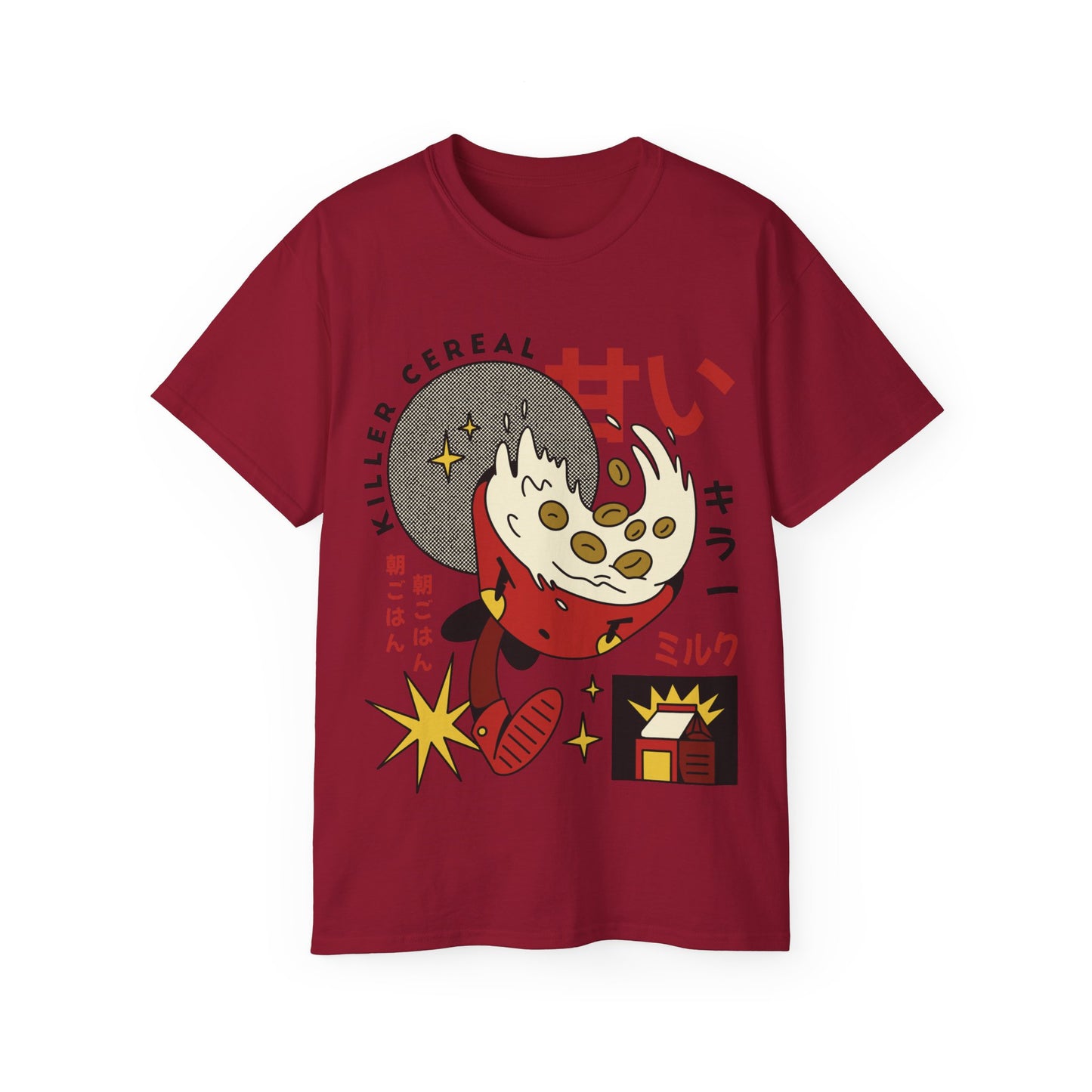 Womens Cartoon Cereal Killer Tee