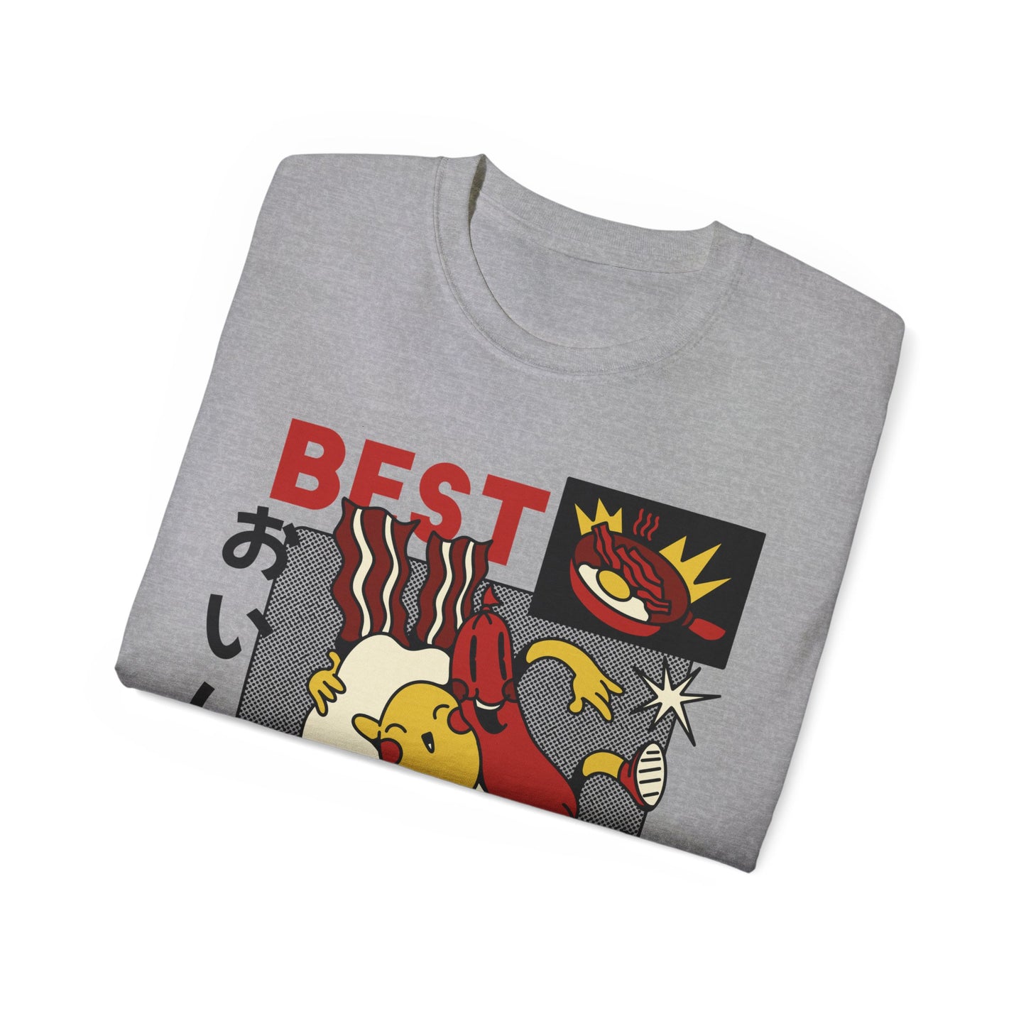 Womens Cartoon Breakfast Tee