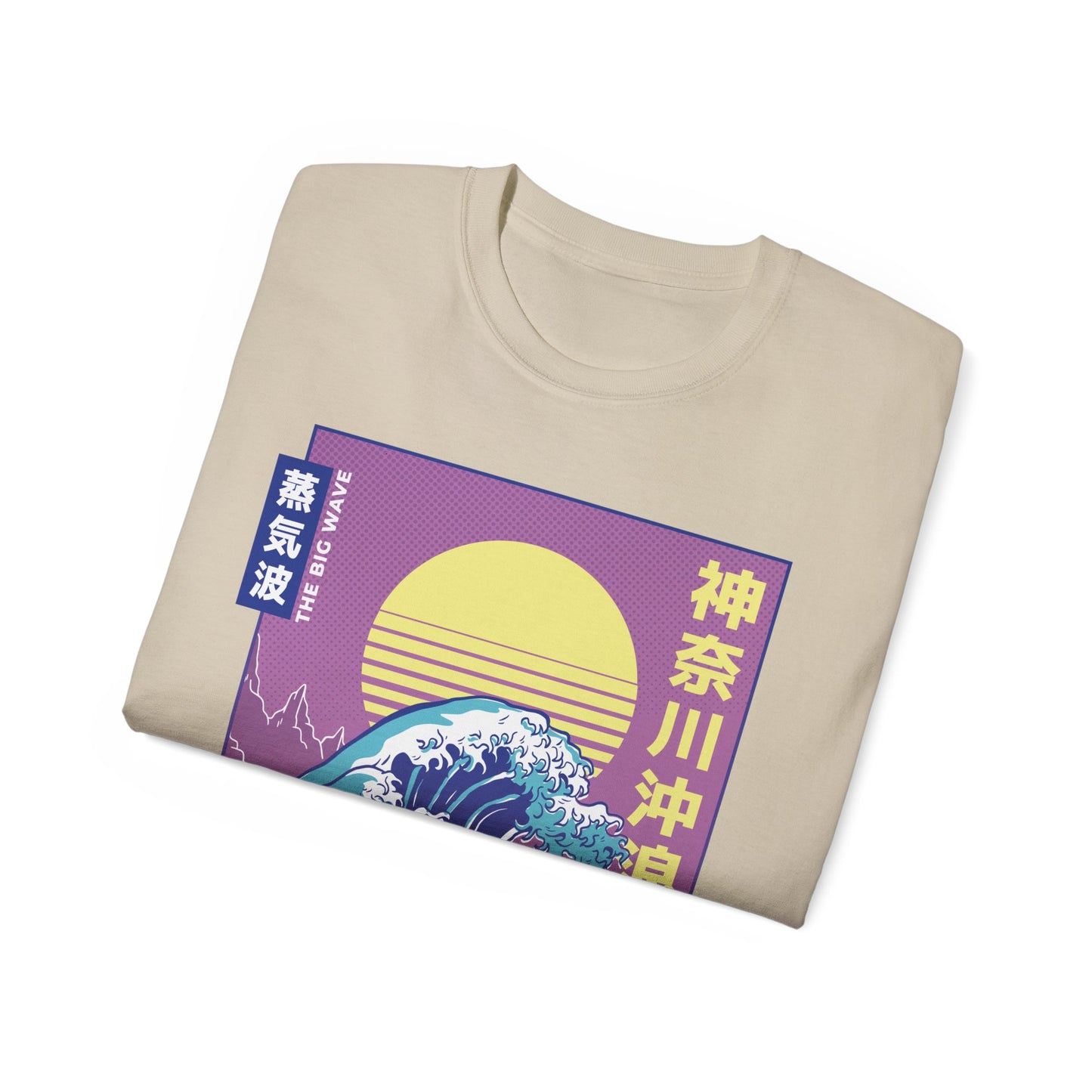 Mens Vaporwave Wave Tee