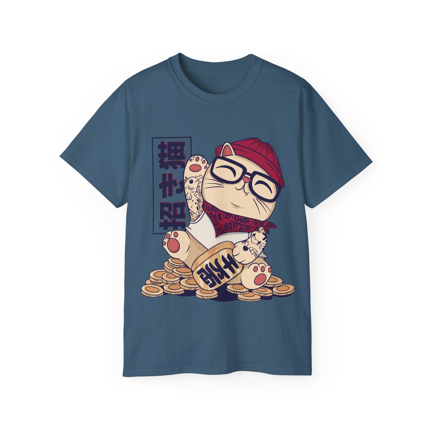 Womens Cool Maneki Neko Tee