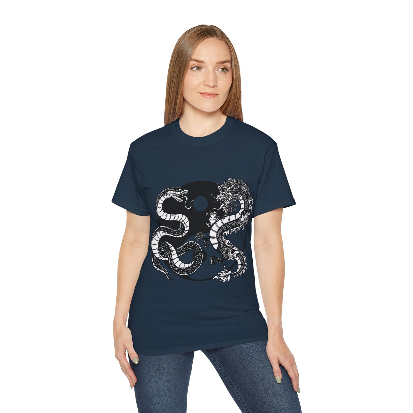Mens Yin Yang Dragon Tee