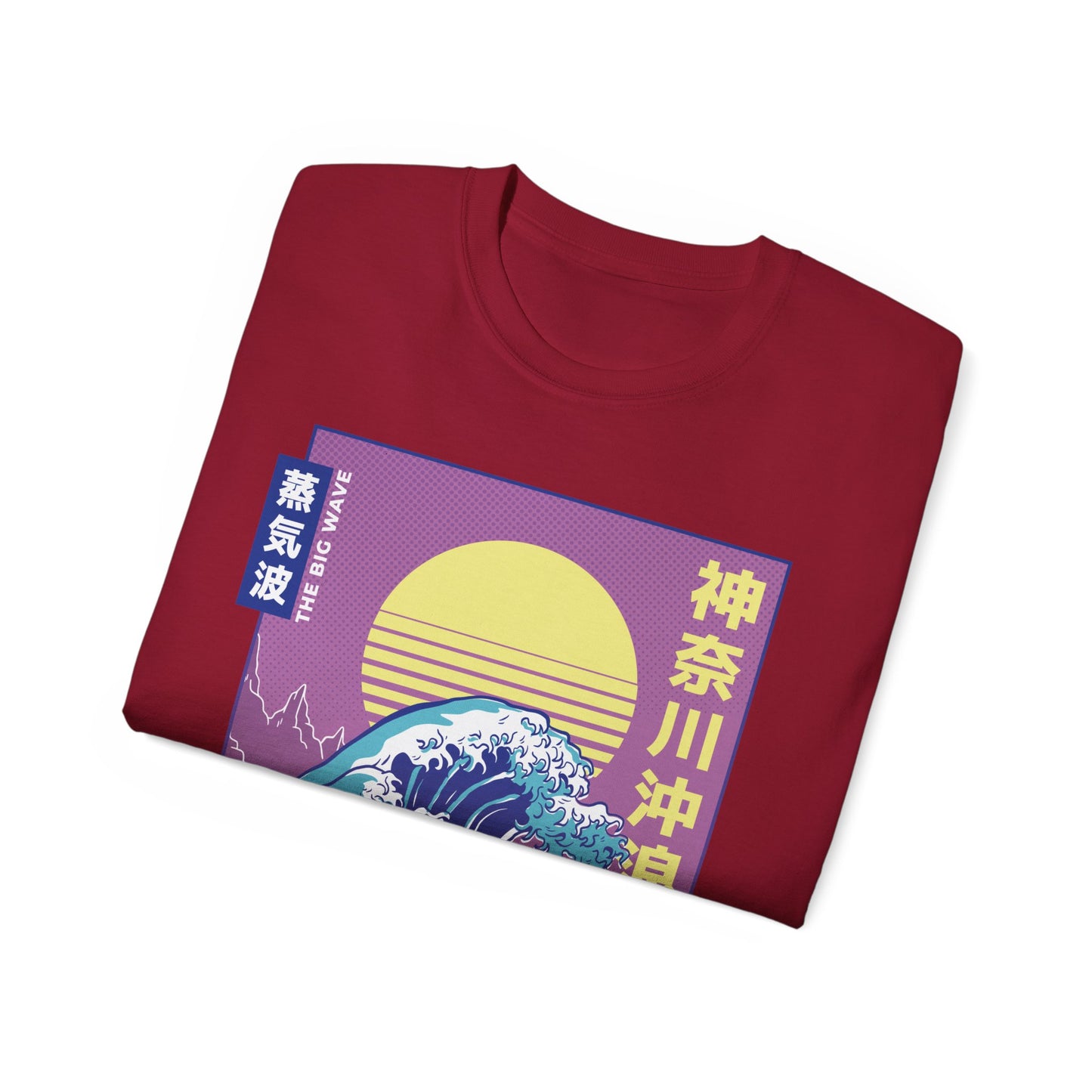 Mens Vaporwave Wave Tee