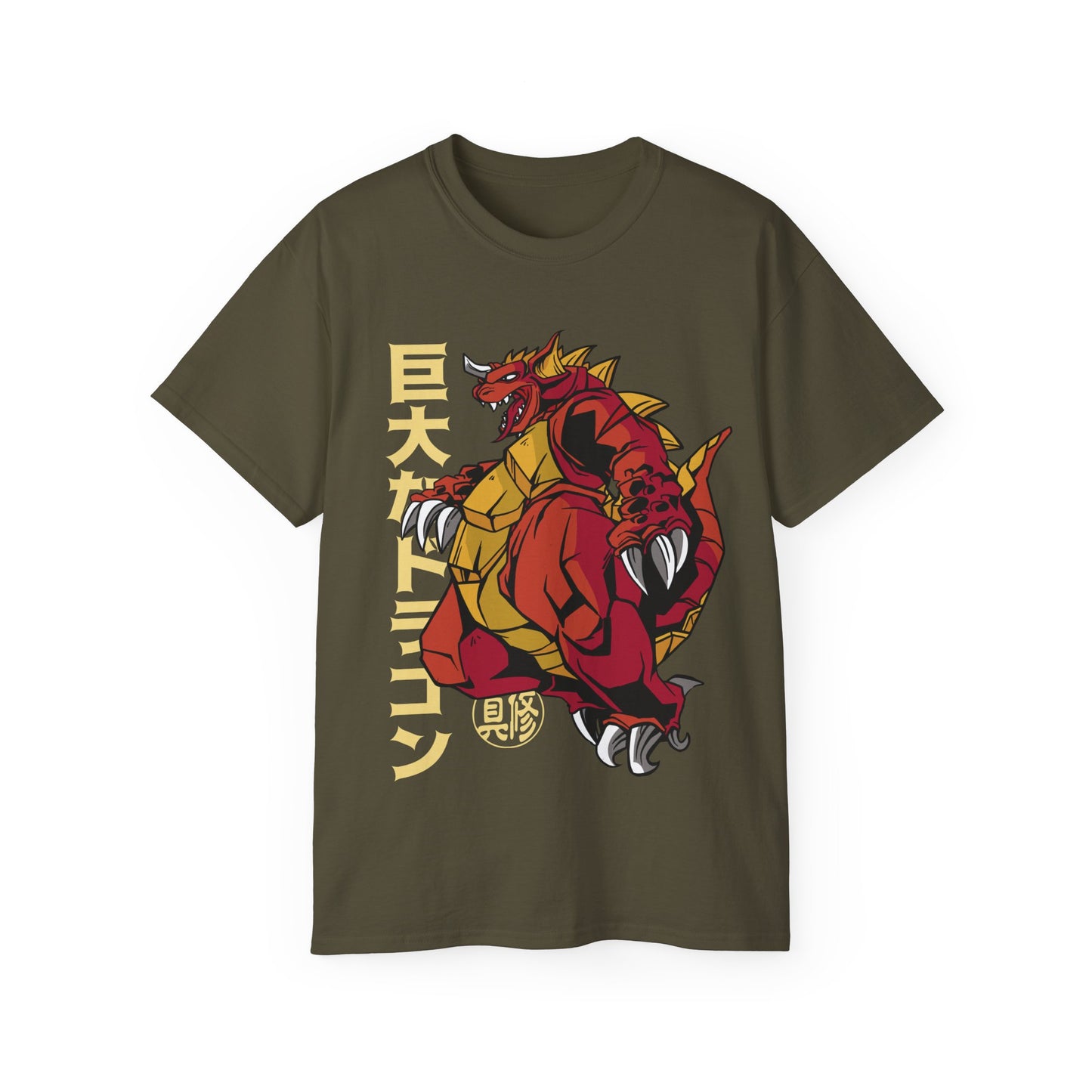Womens Red Godzilla Tee