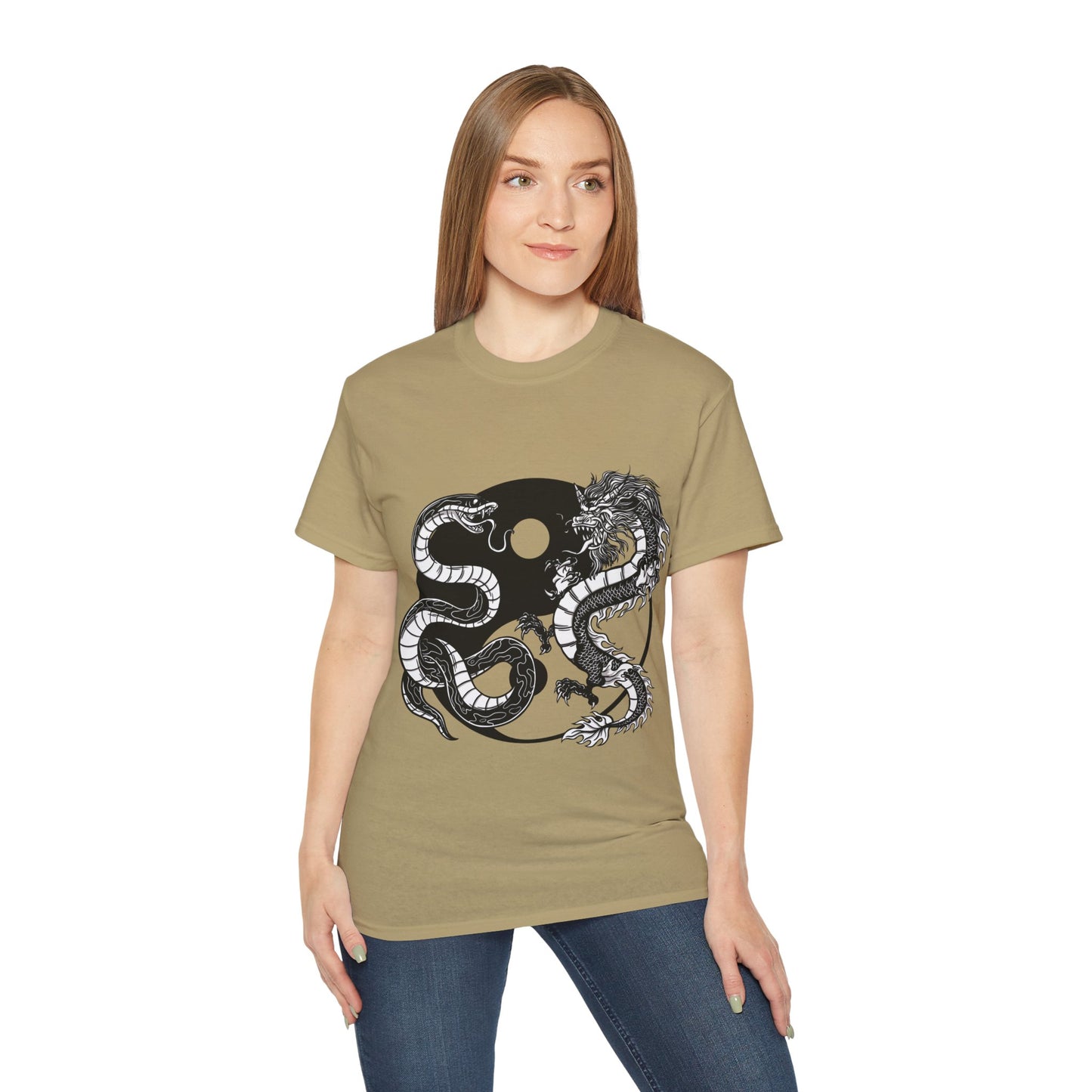 Mens Yin Yang Dragon Tee