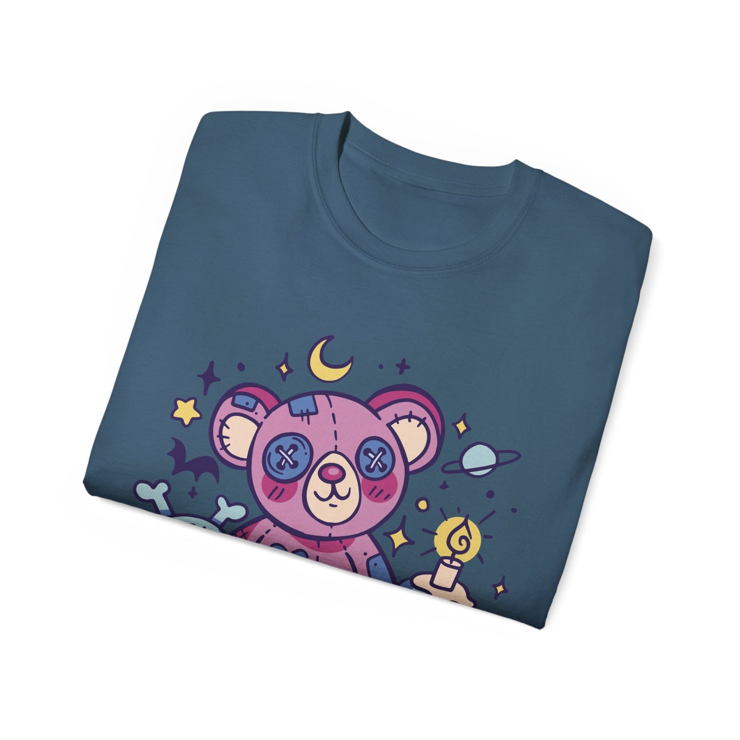 Womens Kawaii Goth Teddy Tee