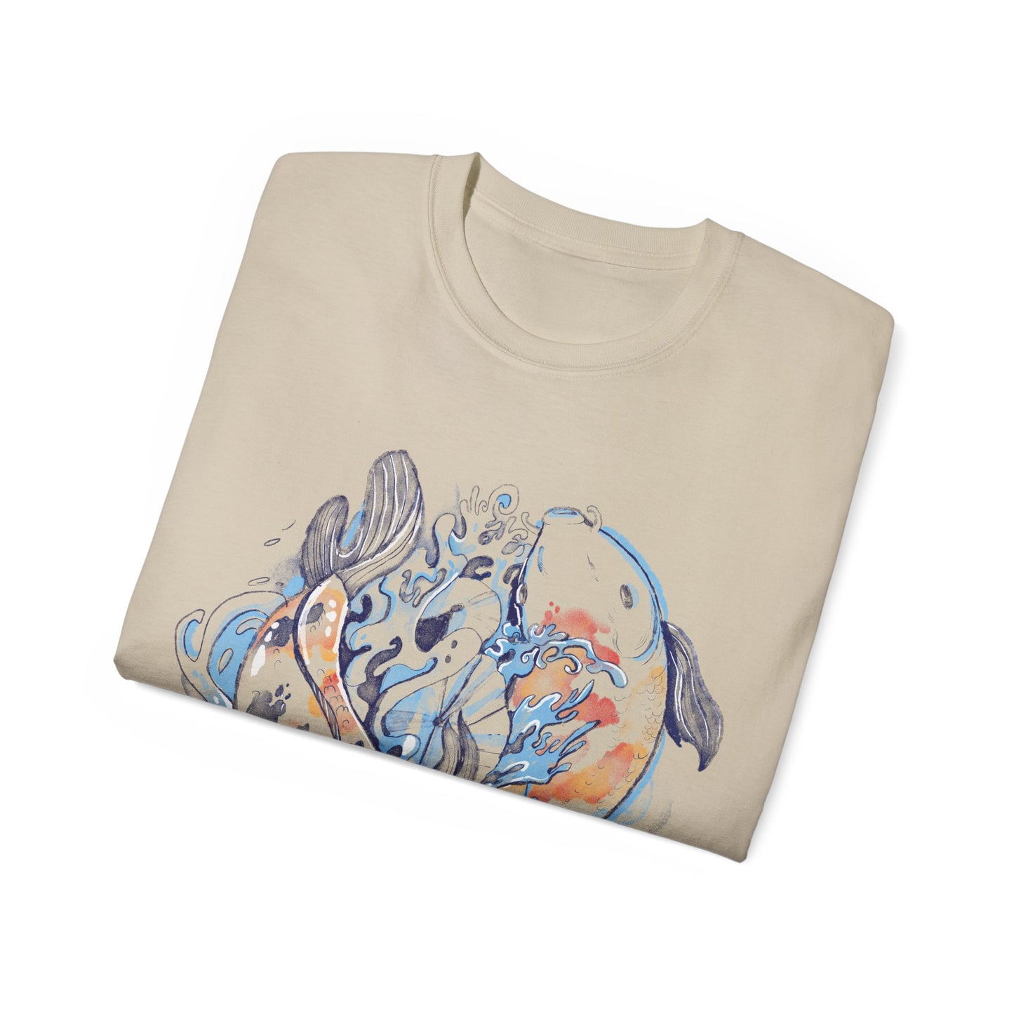 Womens Koi Watercolour Tee