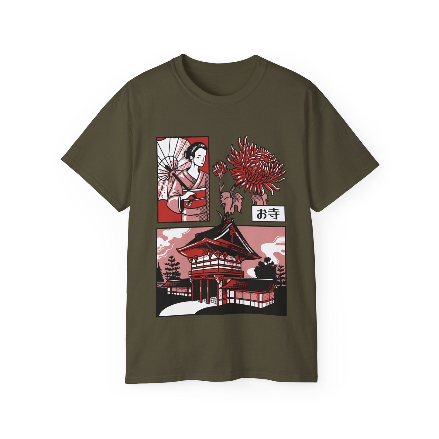 Womens Comic Geisha Tee