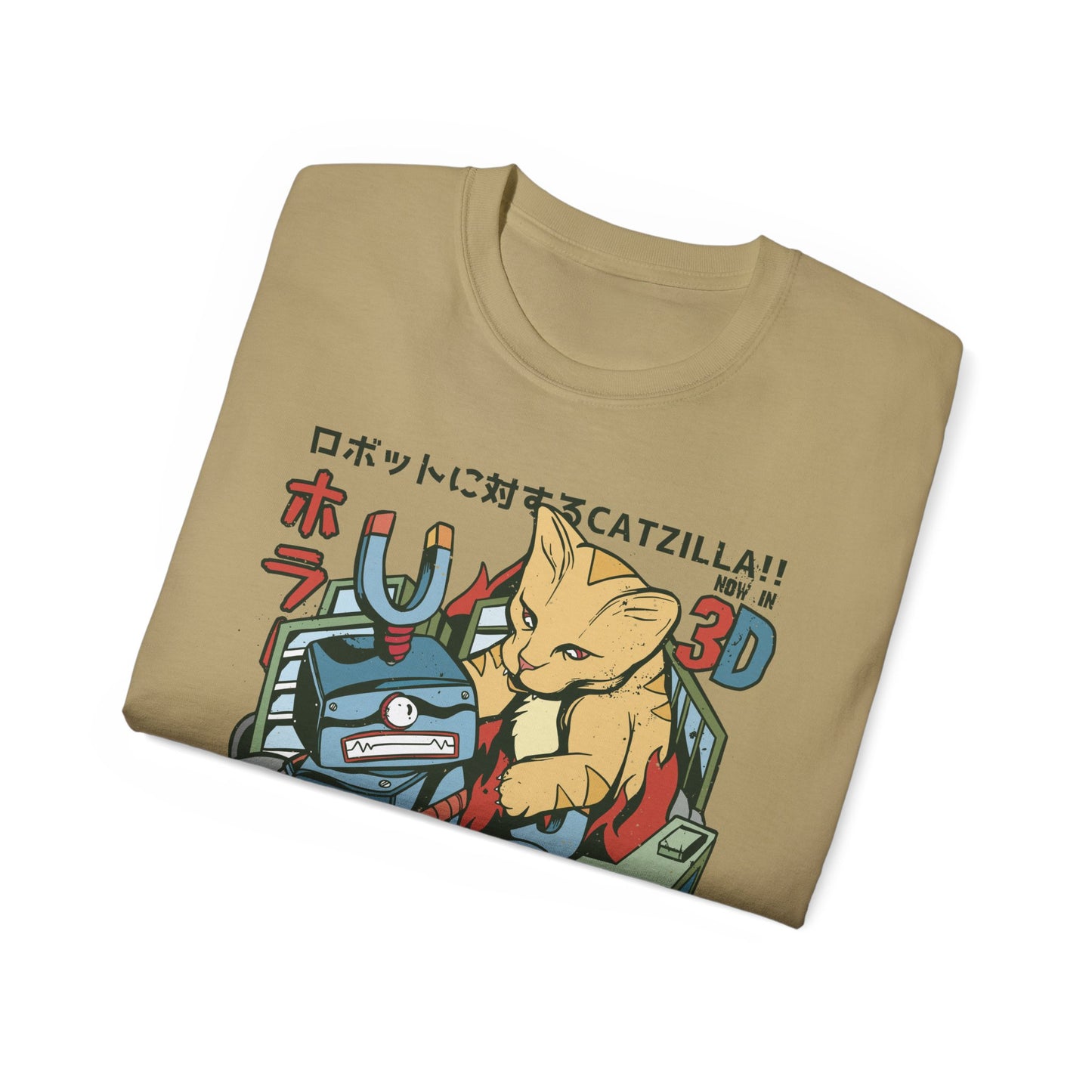 Womens Godzilla Cat Tee
