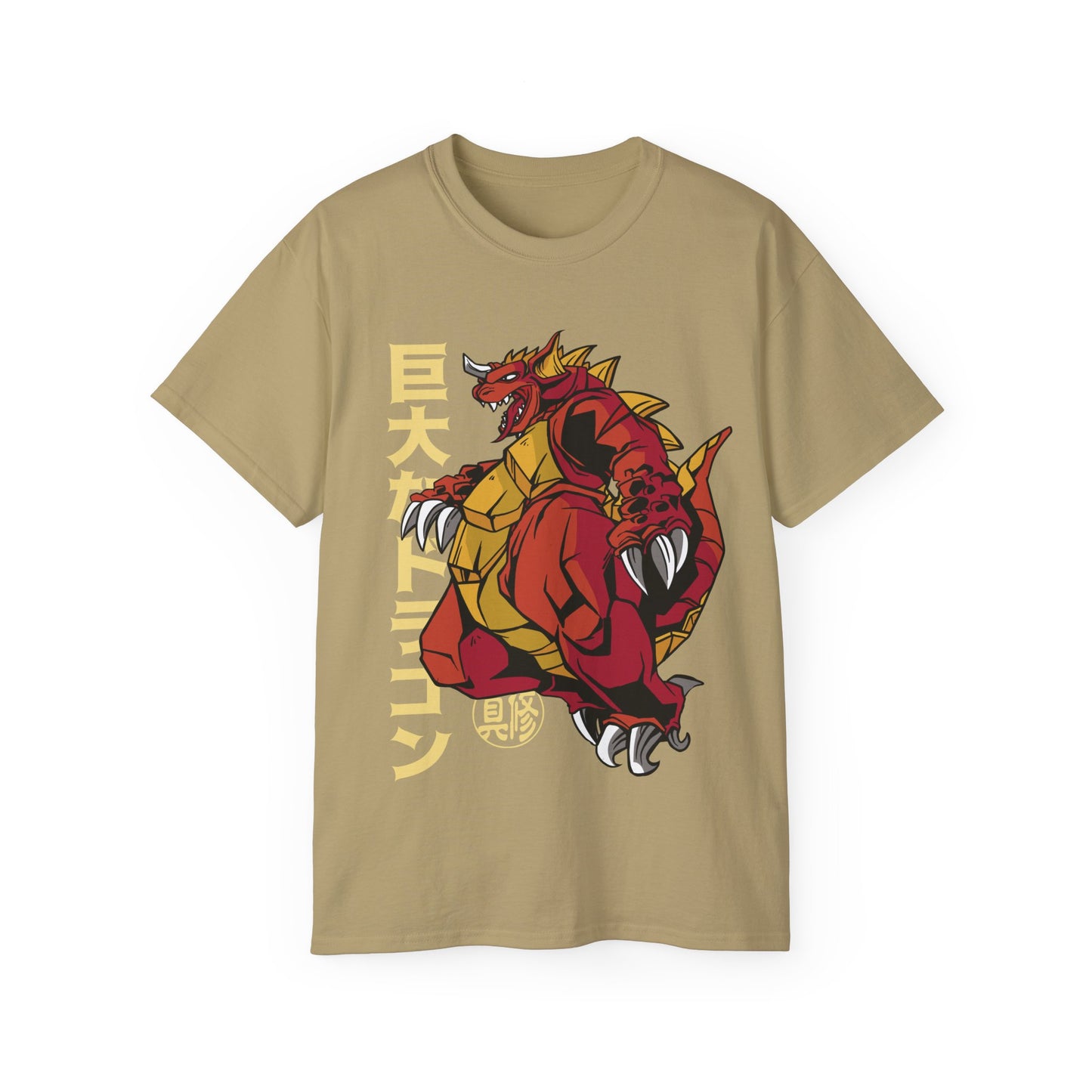 Womens Red Godzilla Tee