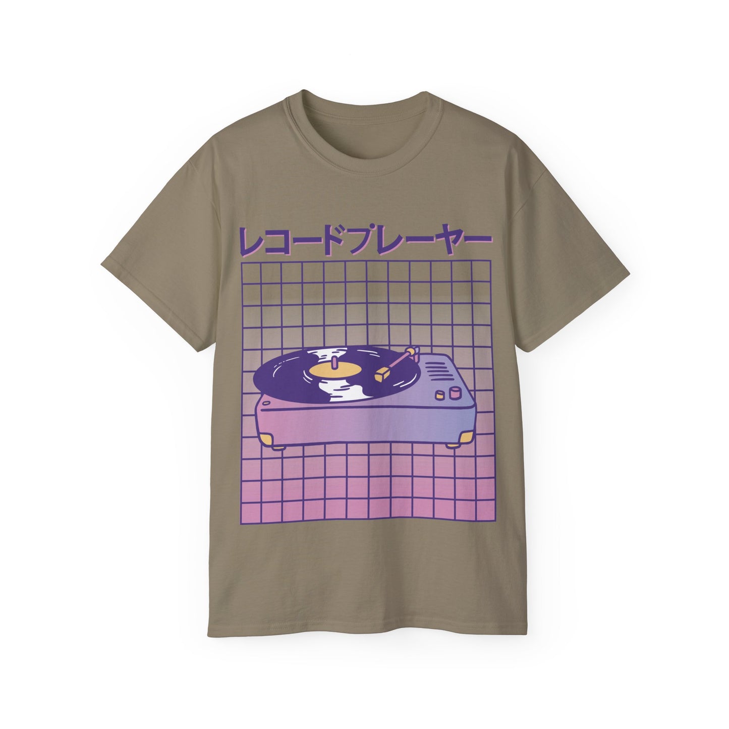 Womens Vaporwave Turntable Tee