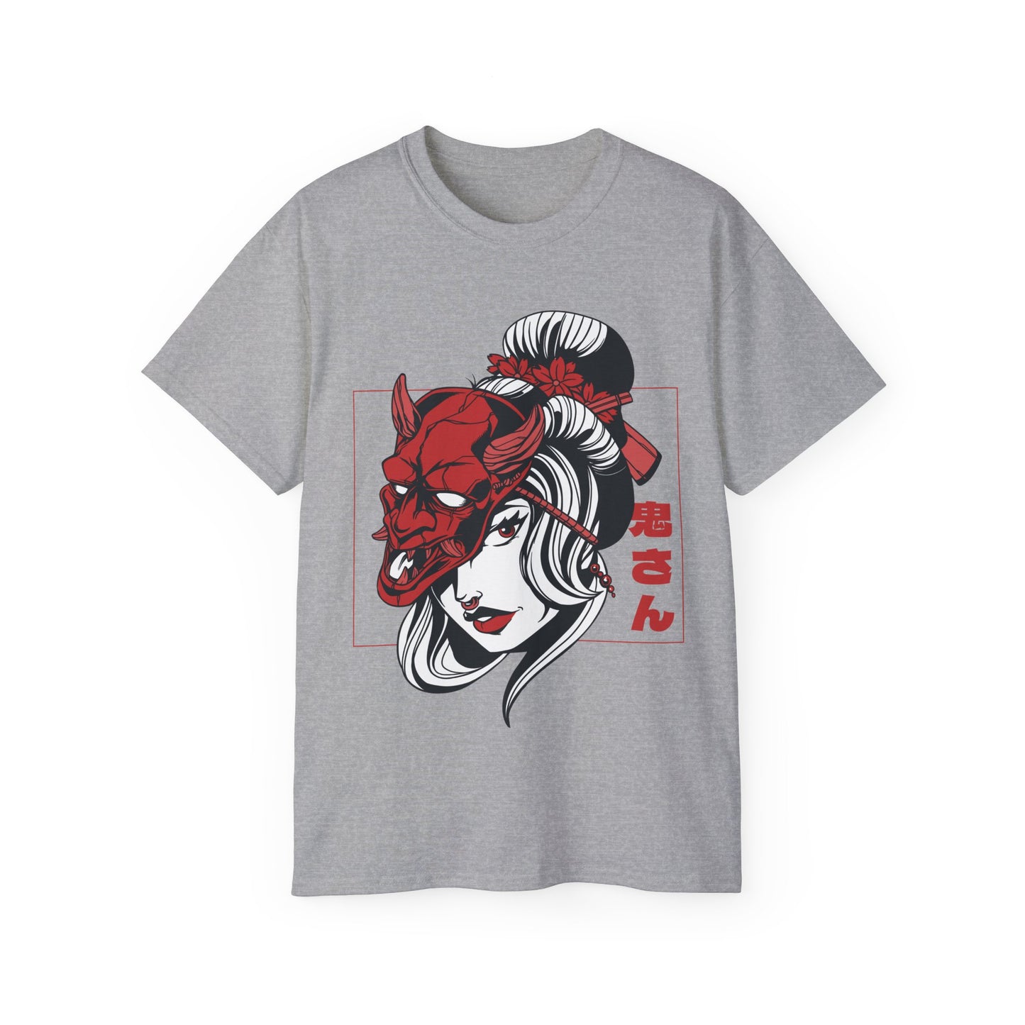 Mens Demon Mask Girl Tee