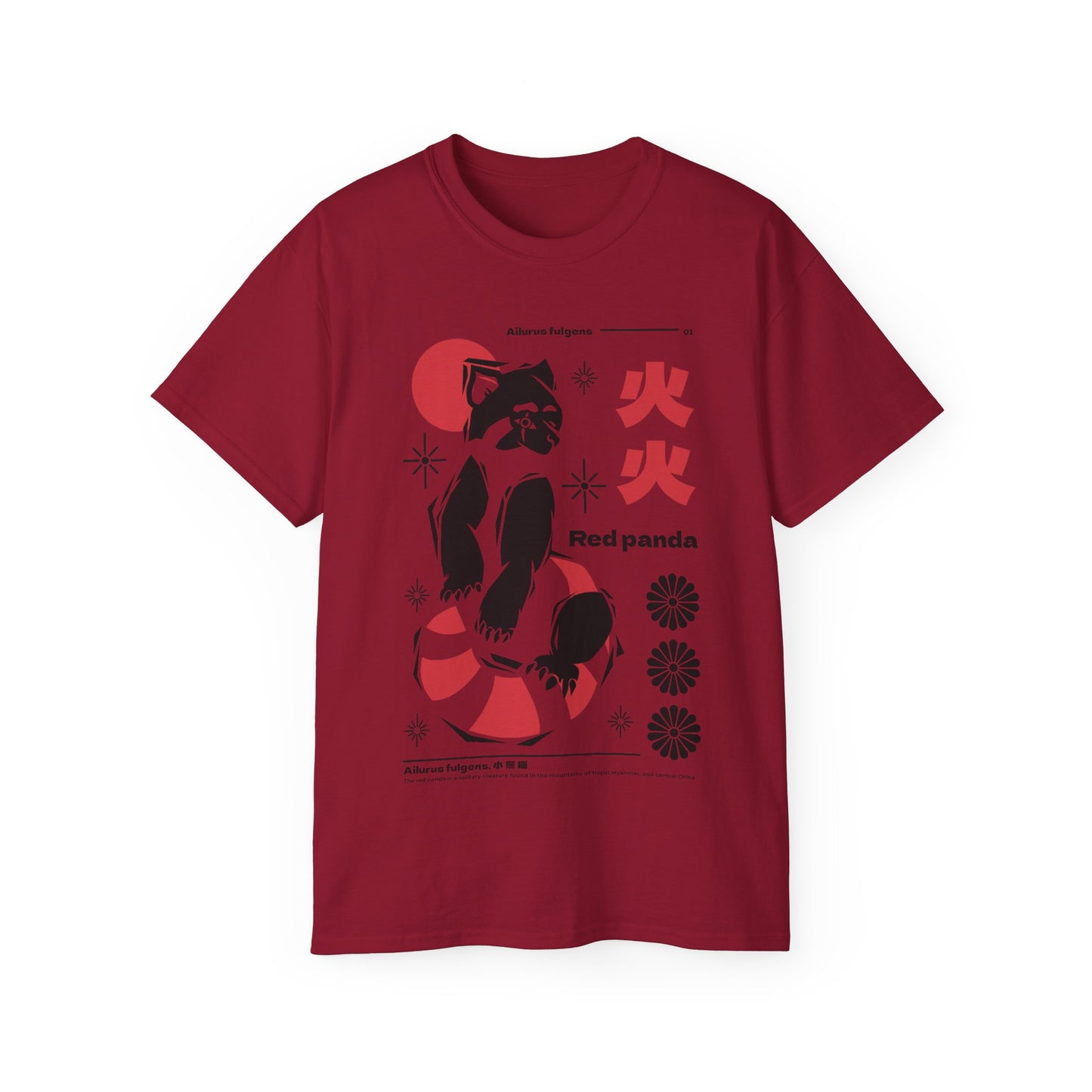 Mens Red Panda Art Tee
