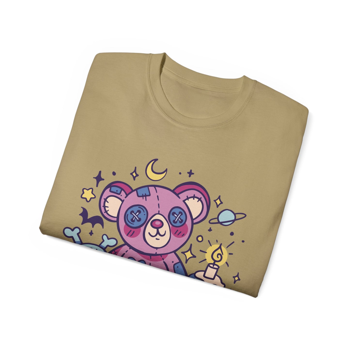 Womens Kawaii Goth Teddy Tee
