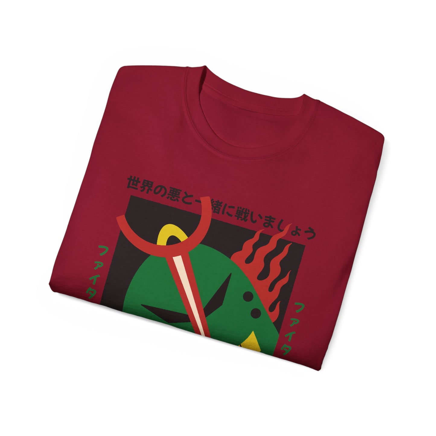 Womens Robot With Green Head Tee