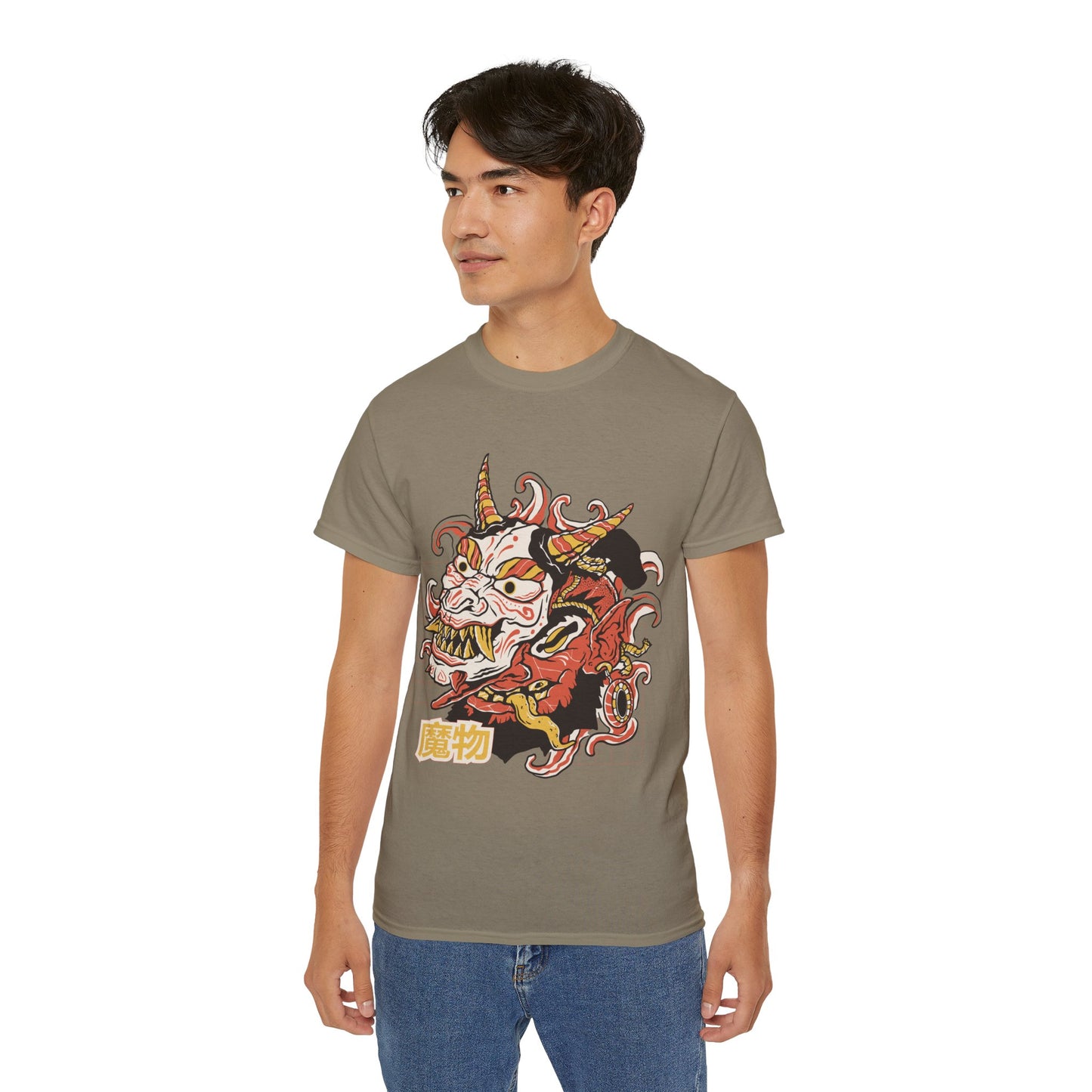 Mens Oni Skull Demon Tee