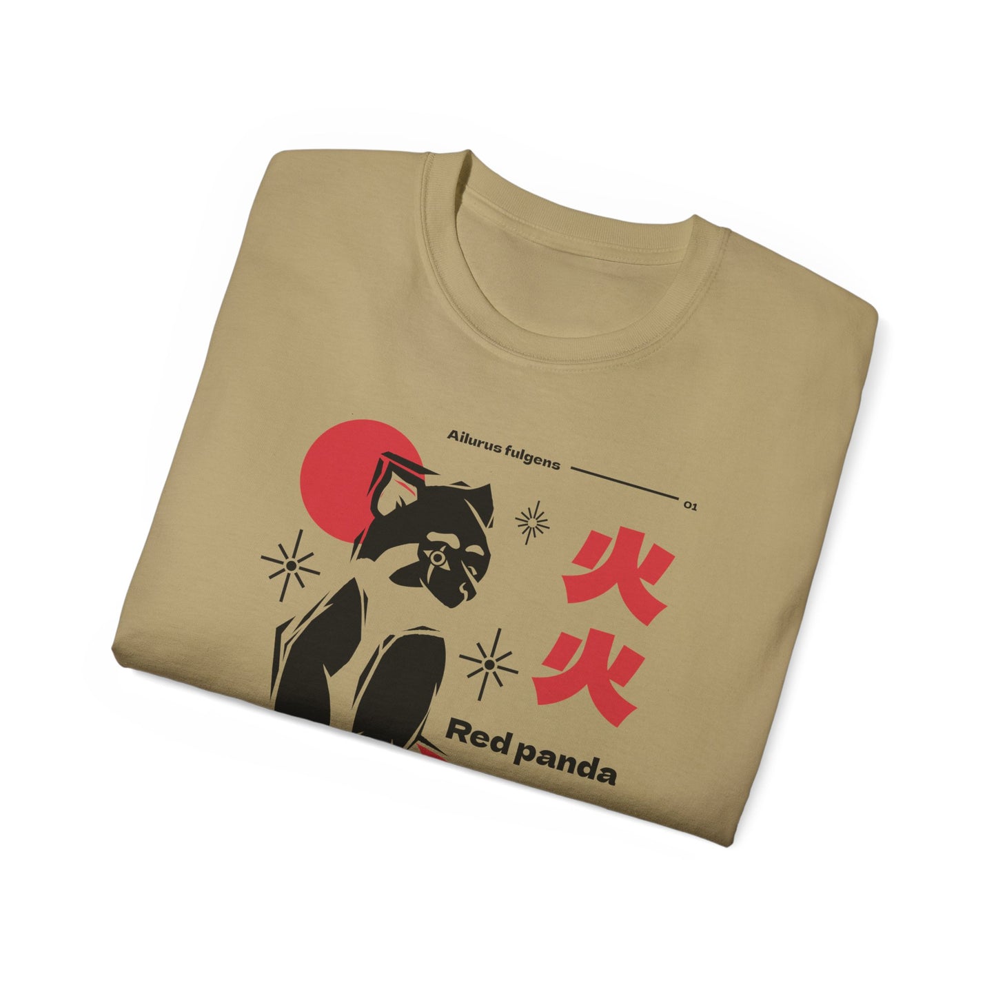 Mens Red Panda Art Tee