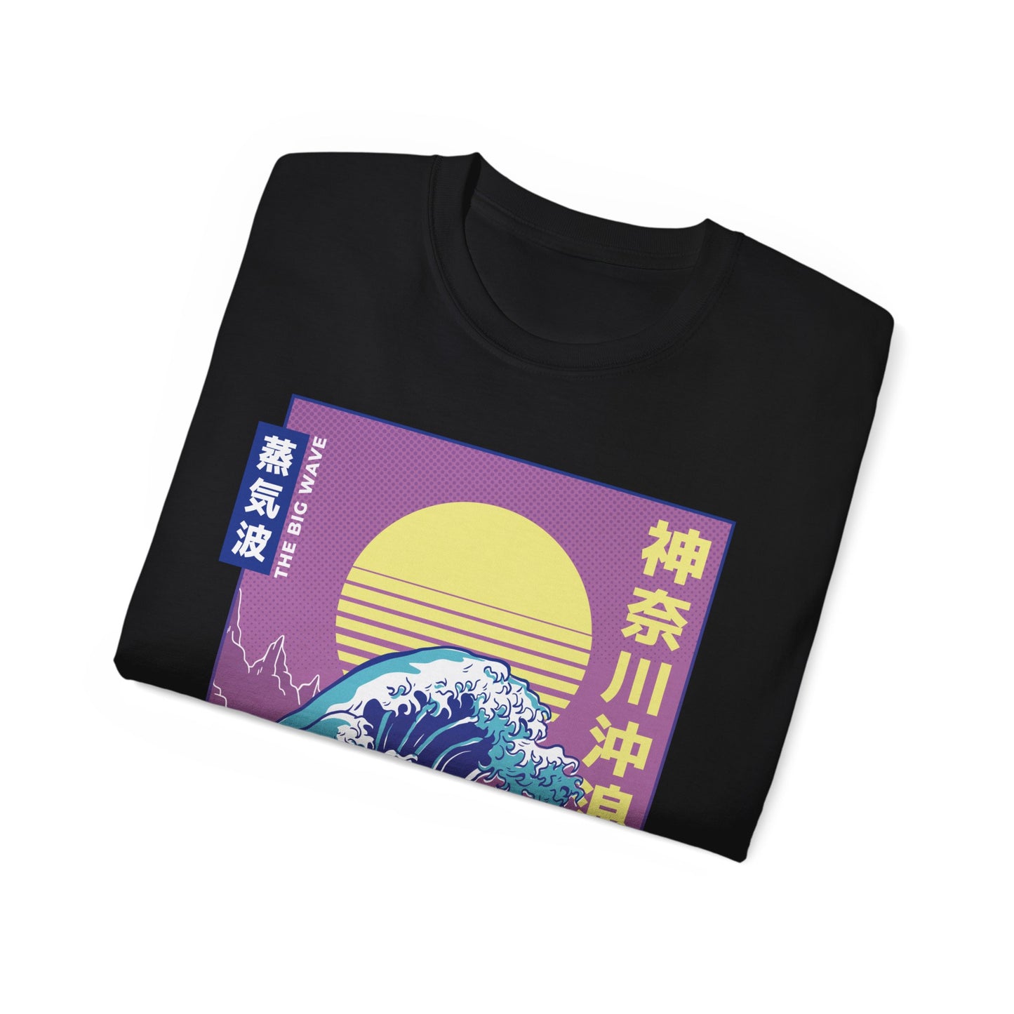 Mens Vaporwave Wave Tee