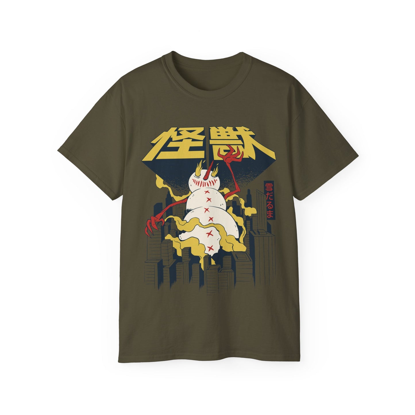 Womens Snowman Kaiju Tee