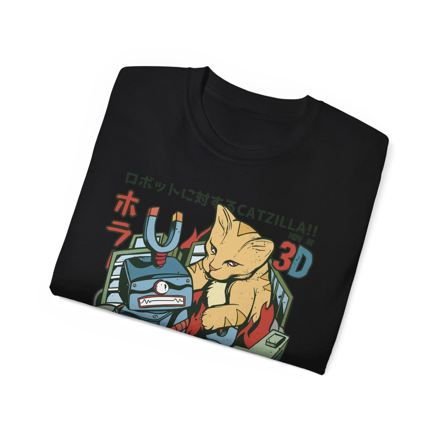 Womens Godzilla Cat Tee