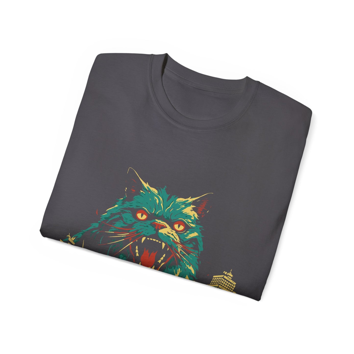 Womens Cat Kaiju Tee