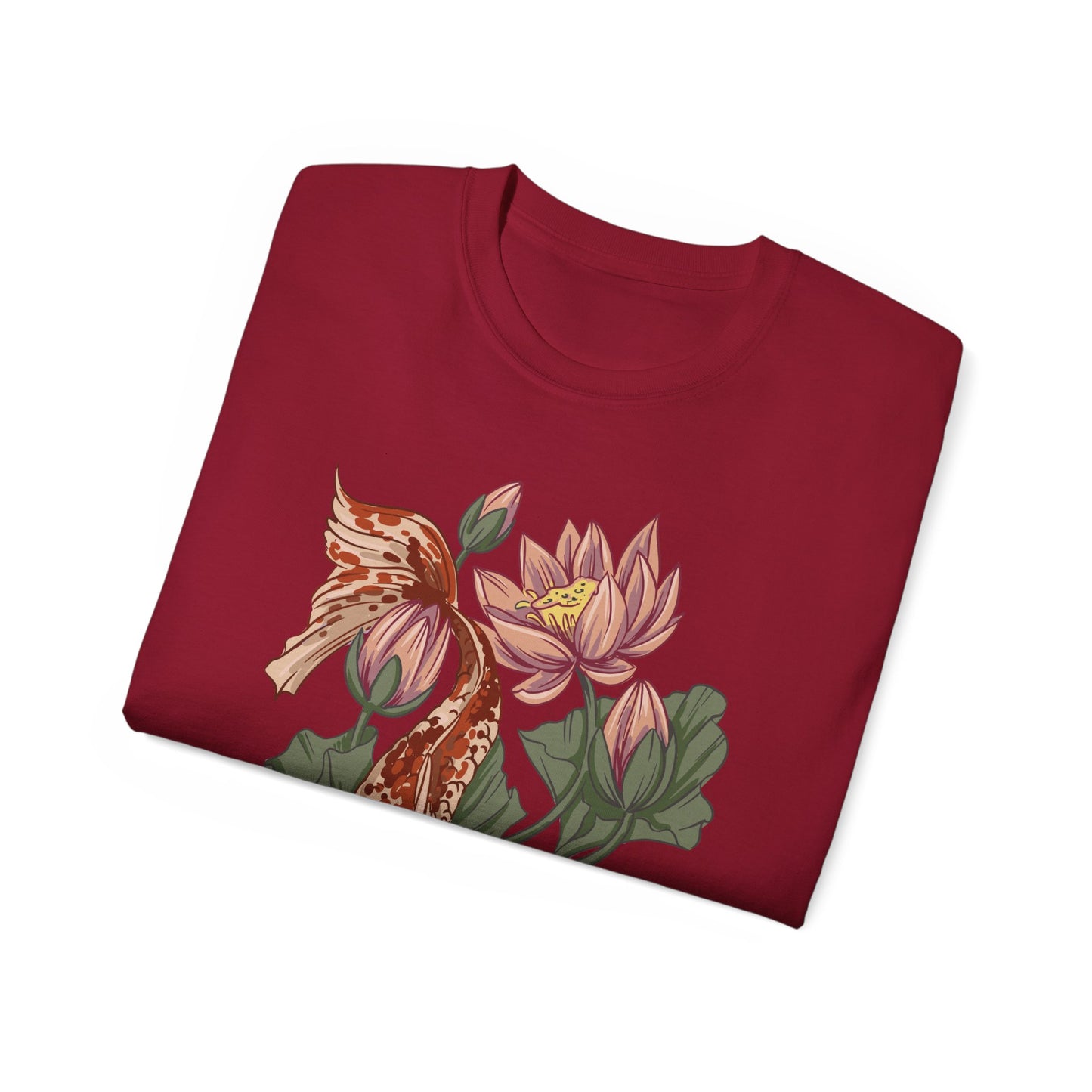 Womens Koi Illustration Tee