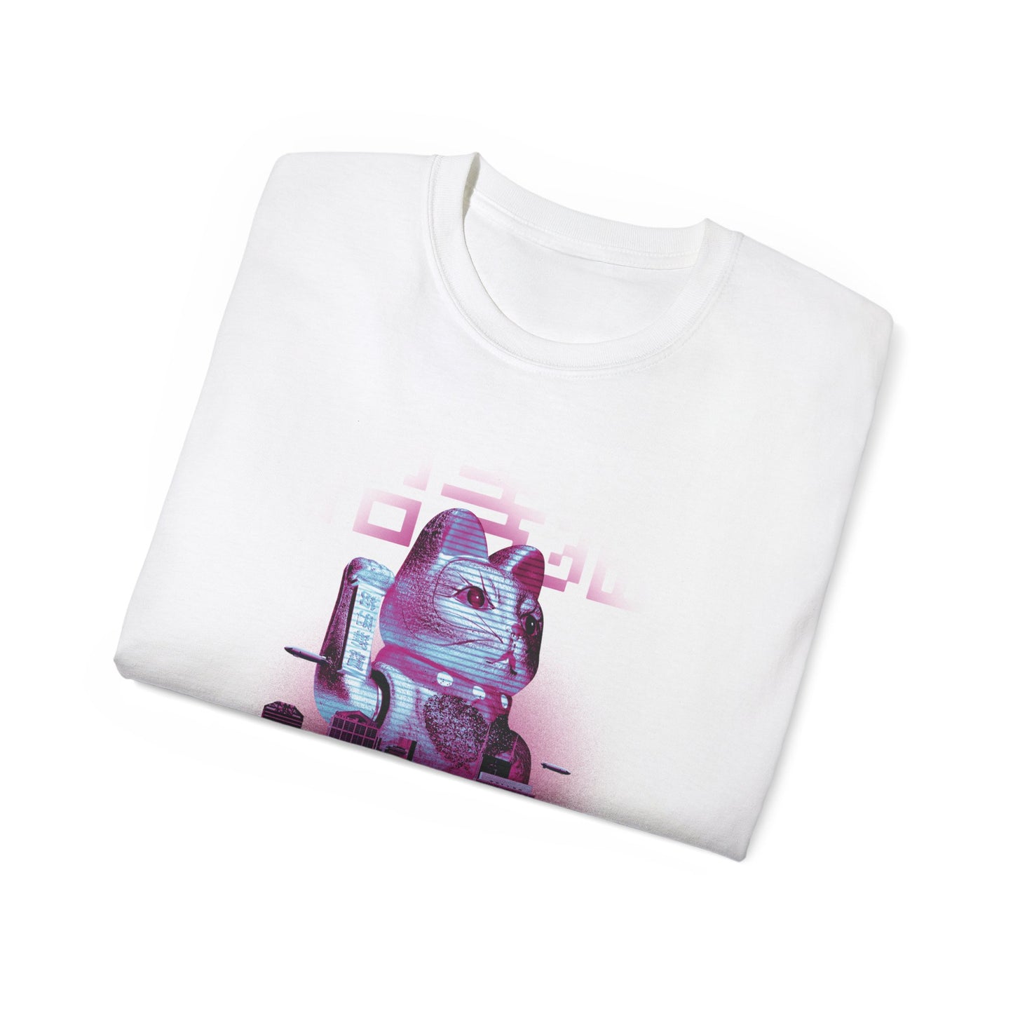 Womens Maneki Neko Floating Island Tee
