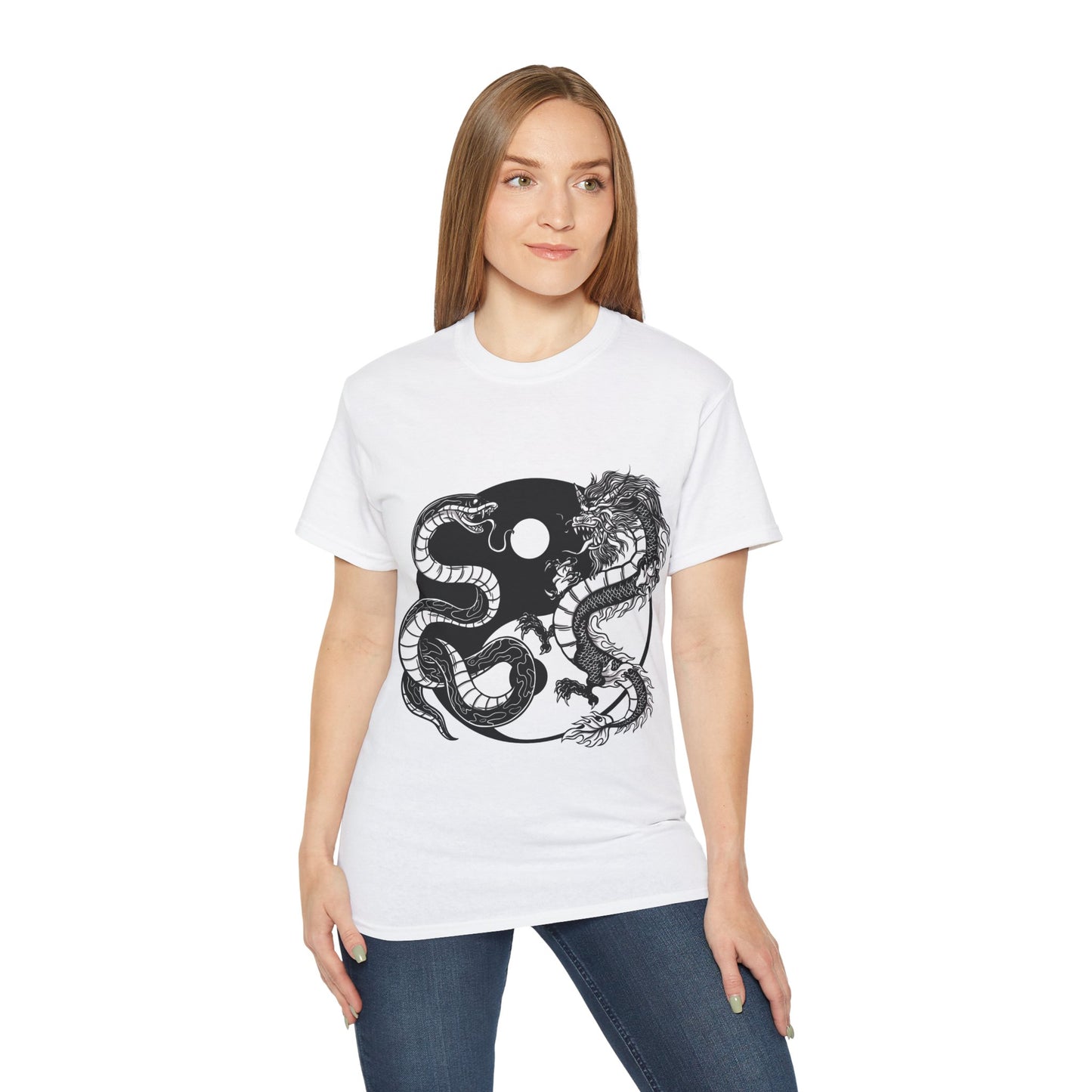 Mens Yin Yang Dragon Tee