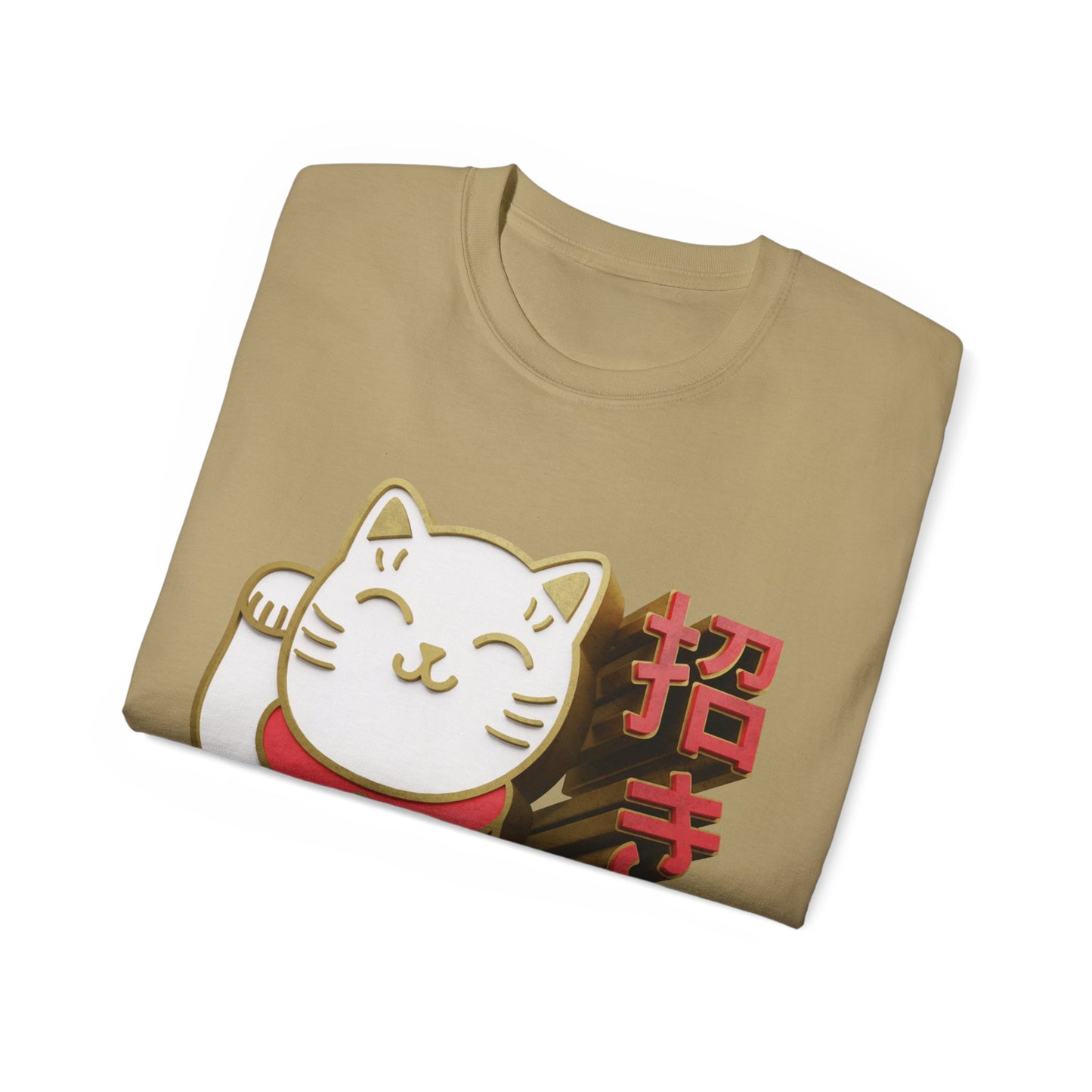 Womens Maneki Neko 3D Tee