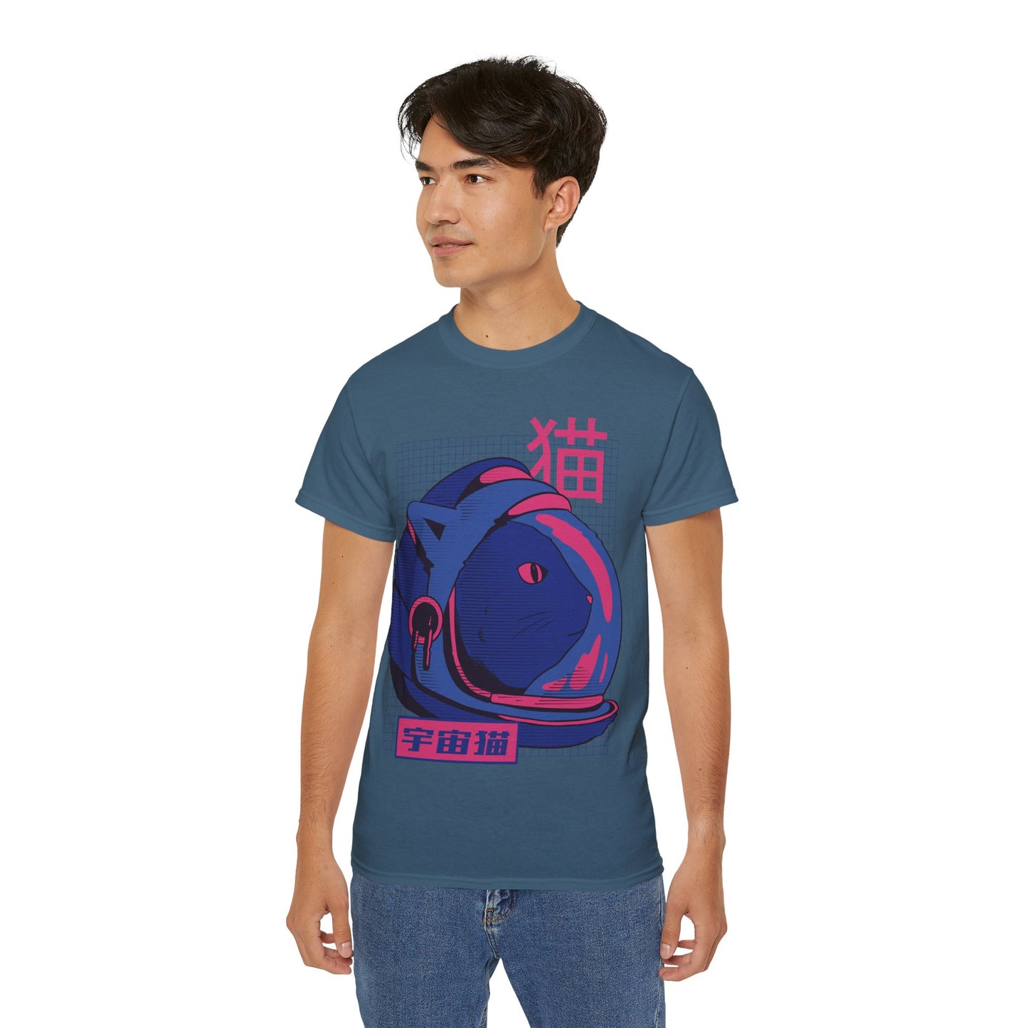 Mens Space Cat Tee