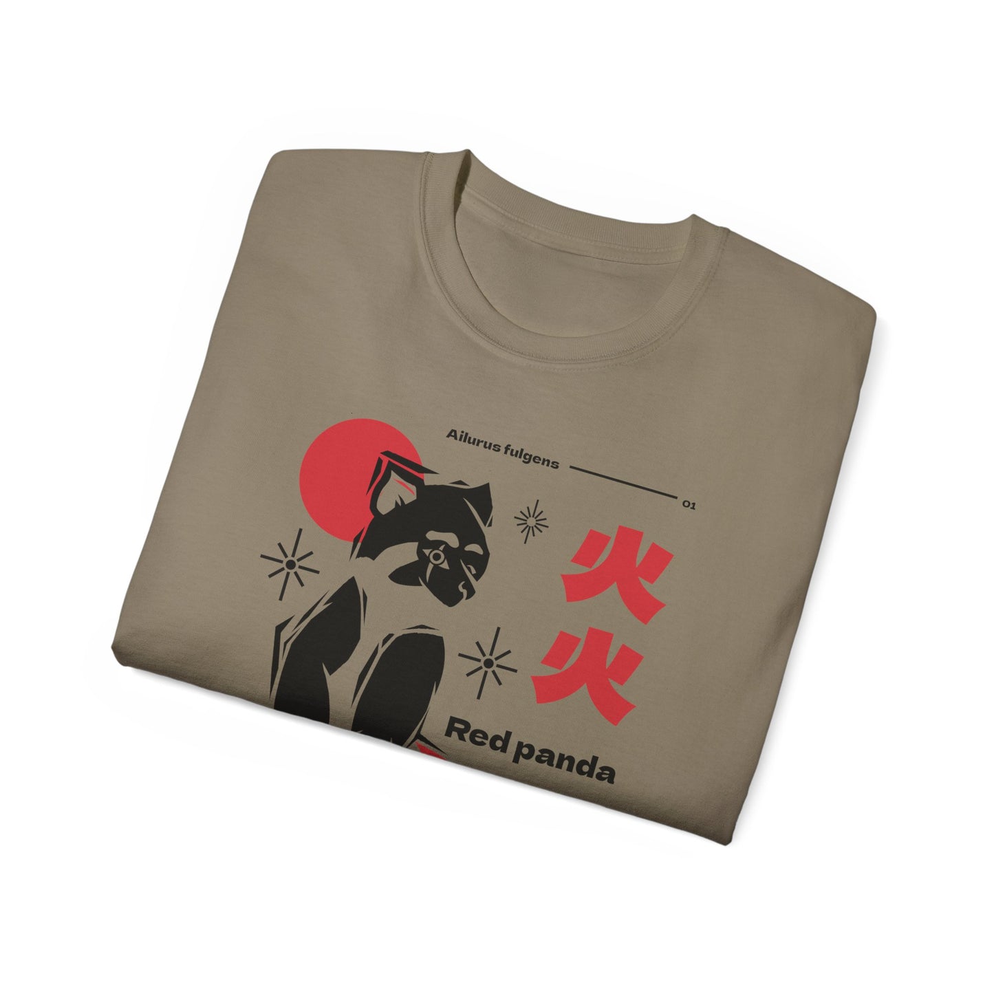 Womens Red Panda Art Tee