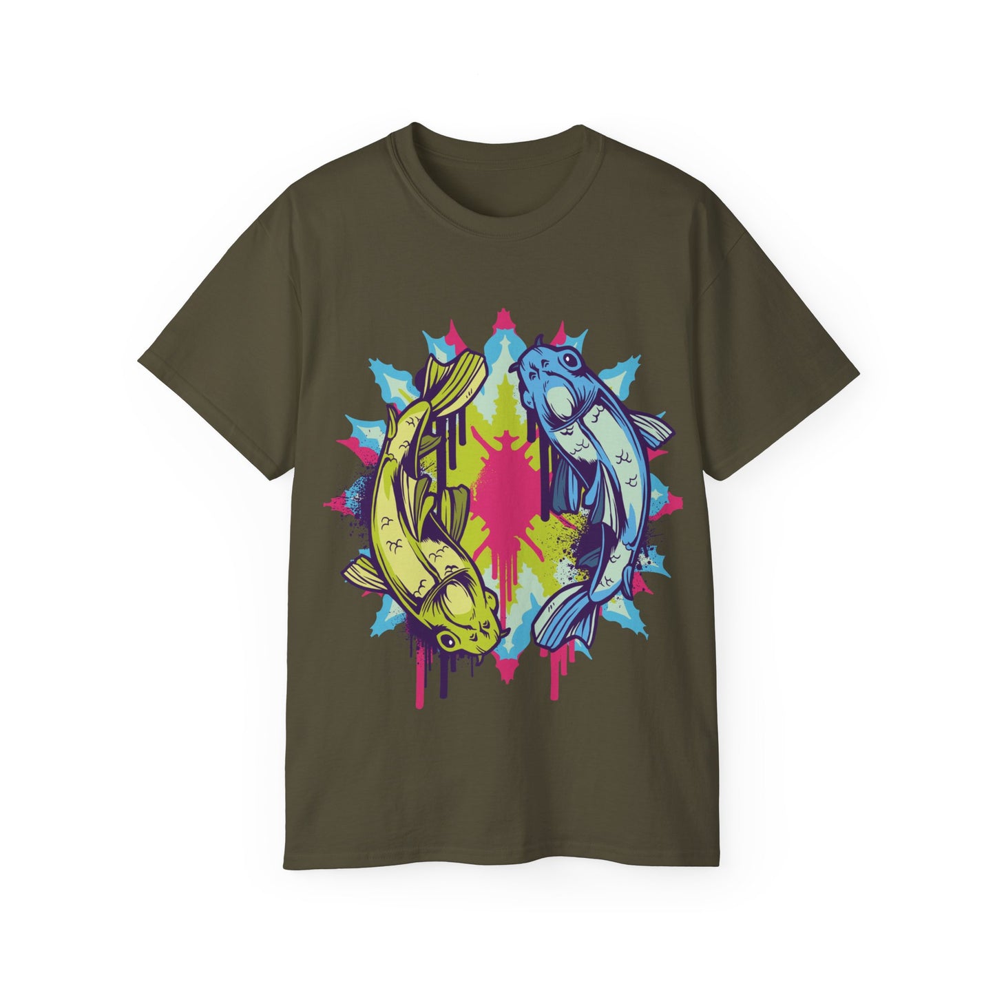 Womens Koi Colorful Tee