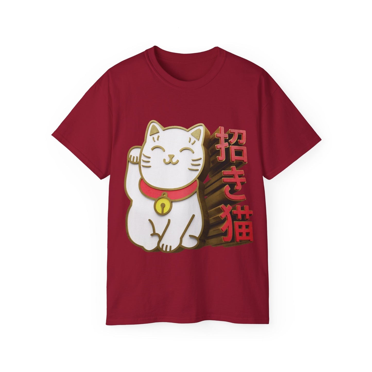 Womens Maneki Neko 3D Tee