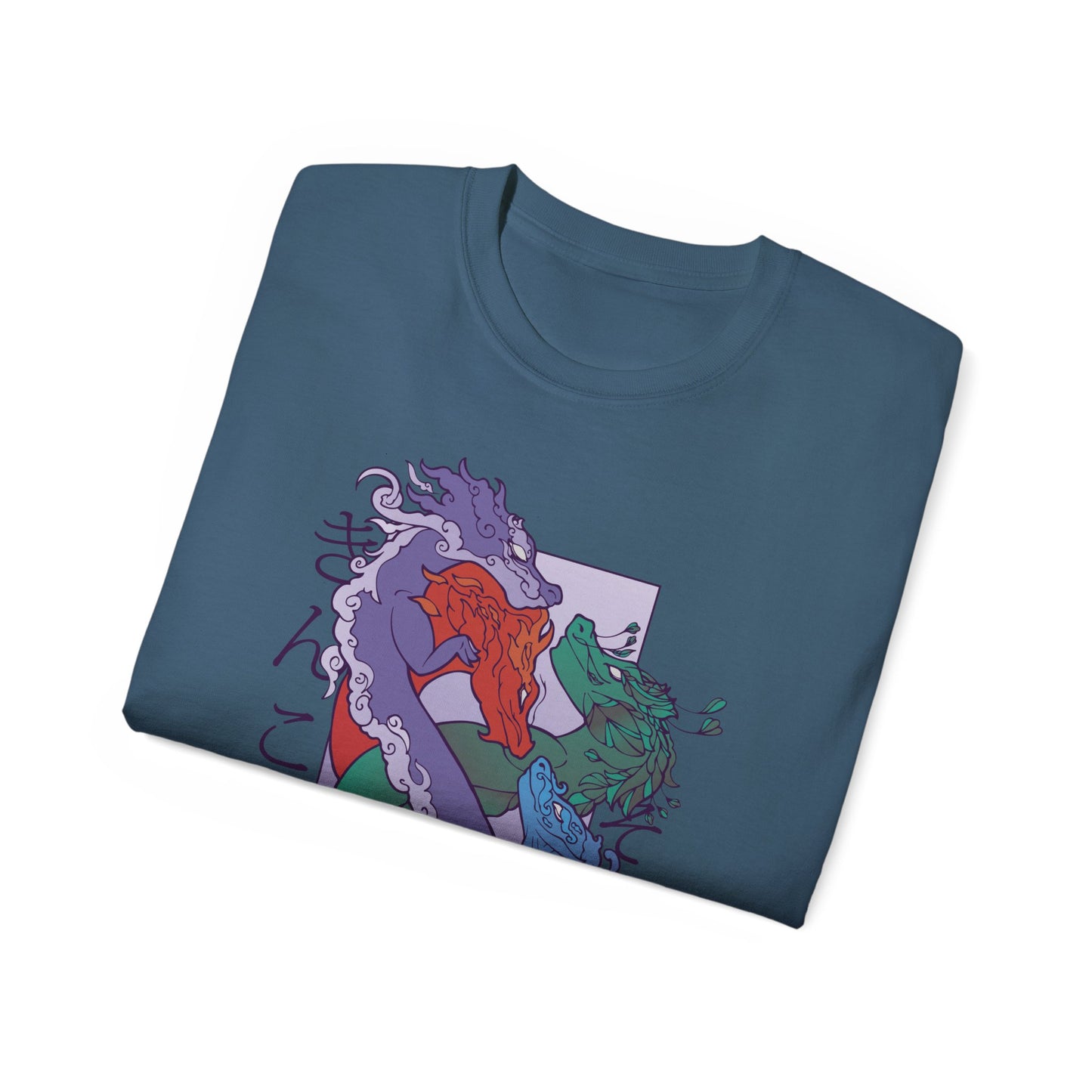 Womens Coloured Dragons Tee