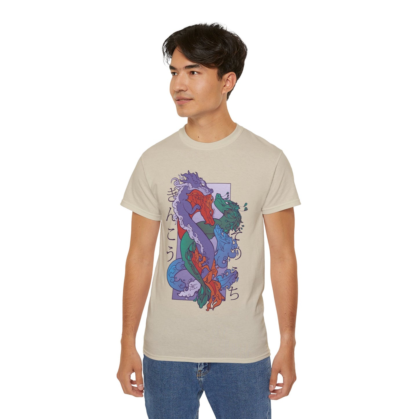 Mens Coloured Dragons Tee