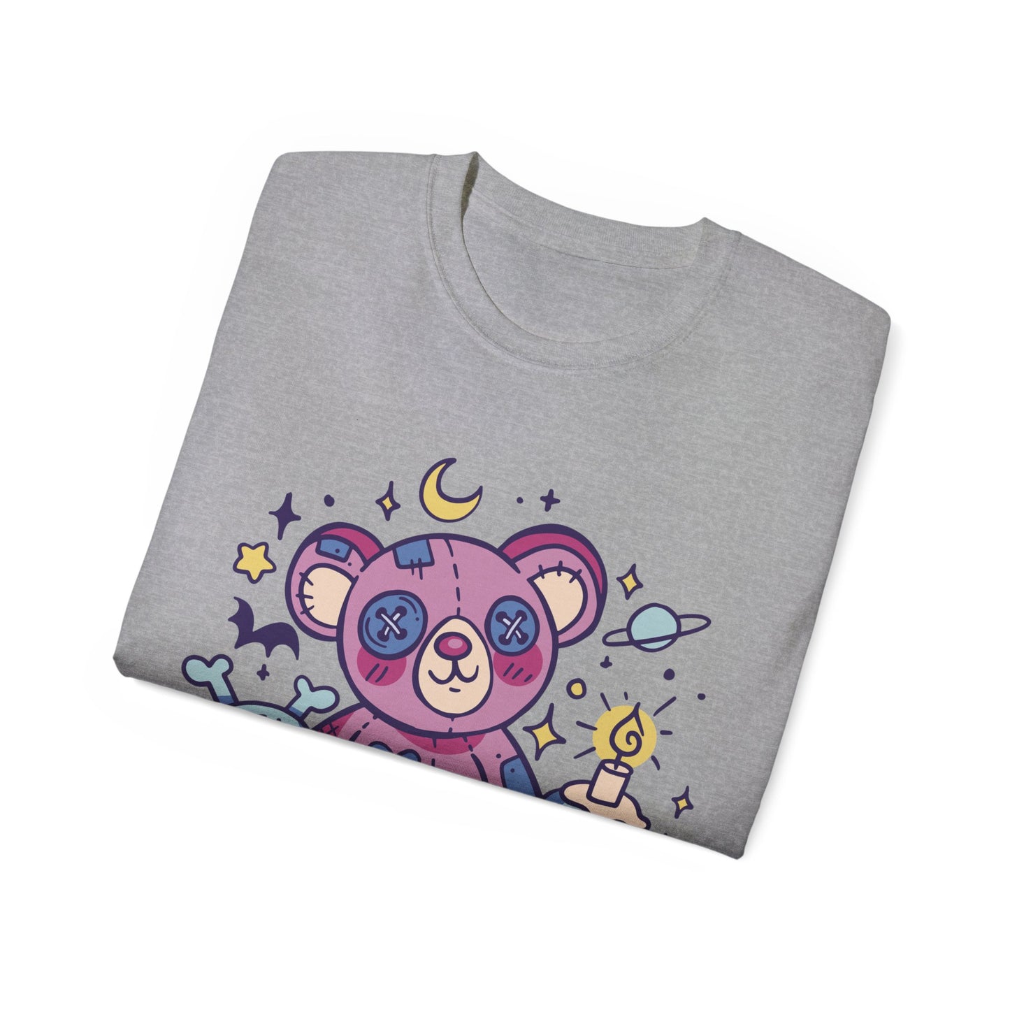 Womens Kawaii Goth Teddy Tee