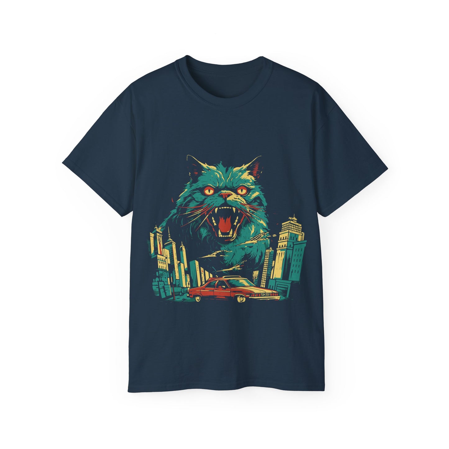 Womens Cat Kaiju Tee