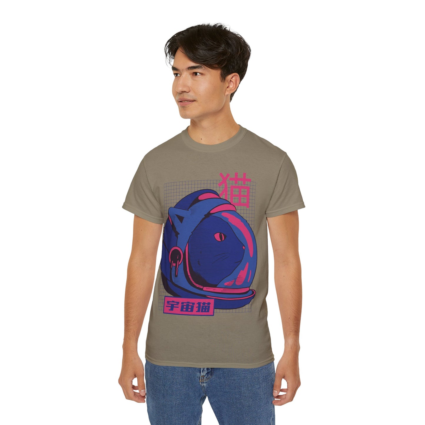 Mens Space Cat Tee