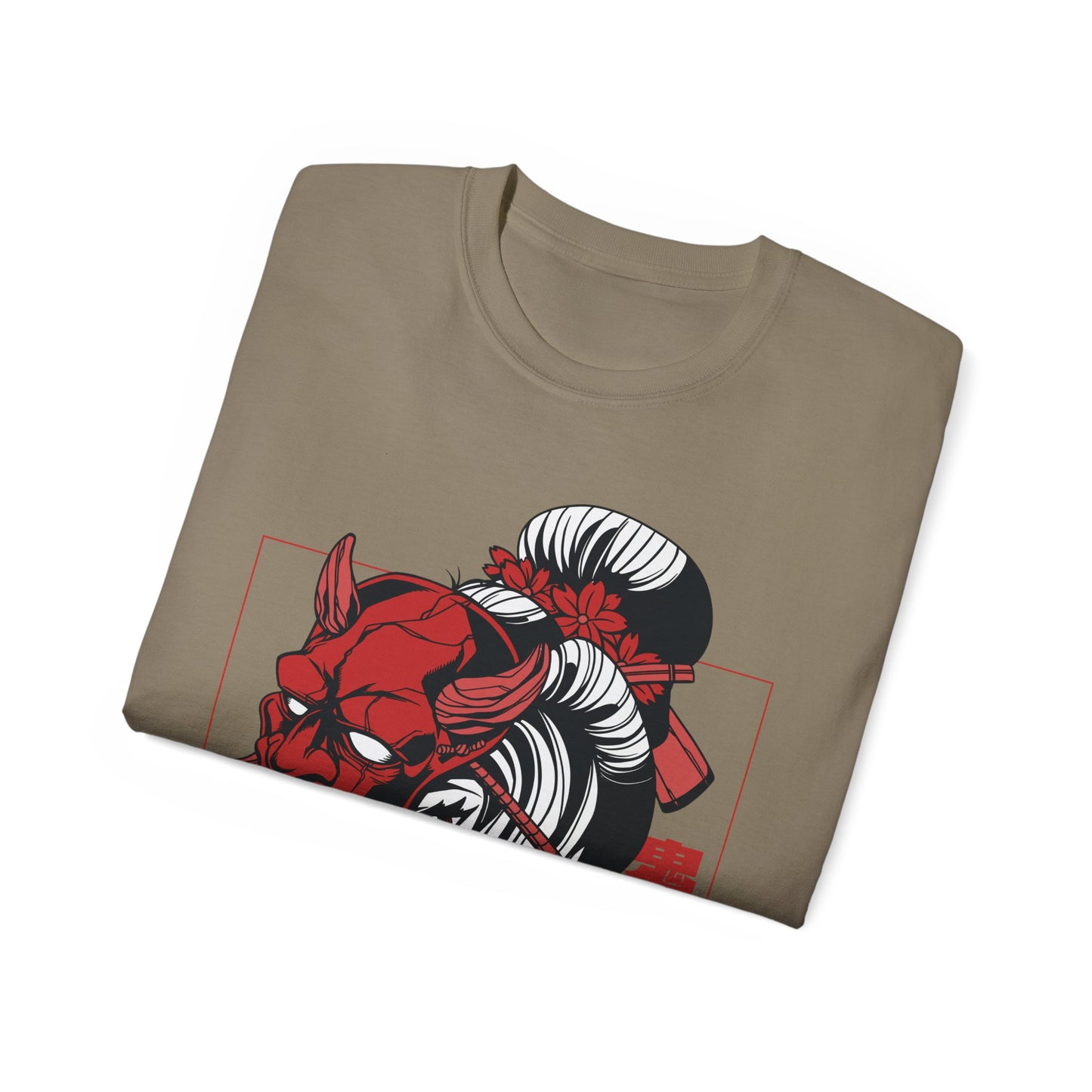 Womens Demon Mask Girl Tee