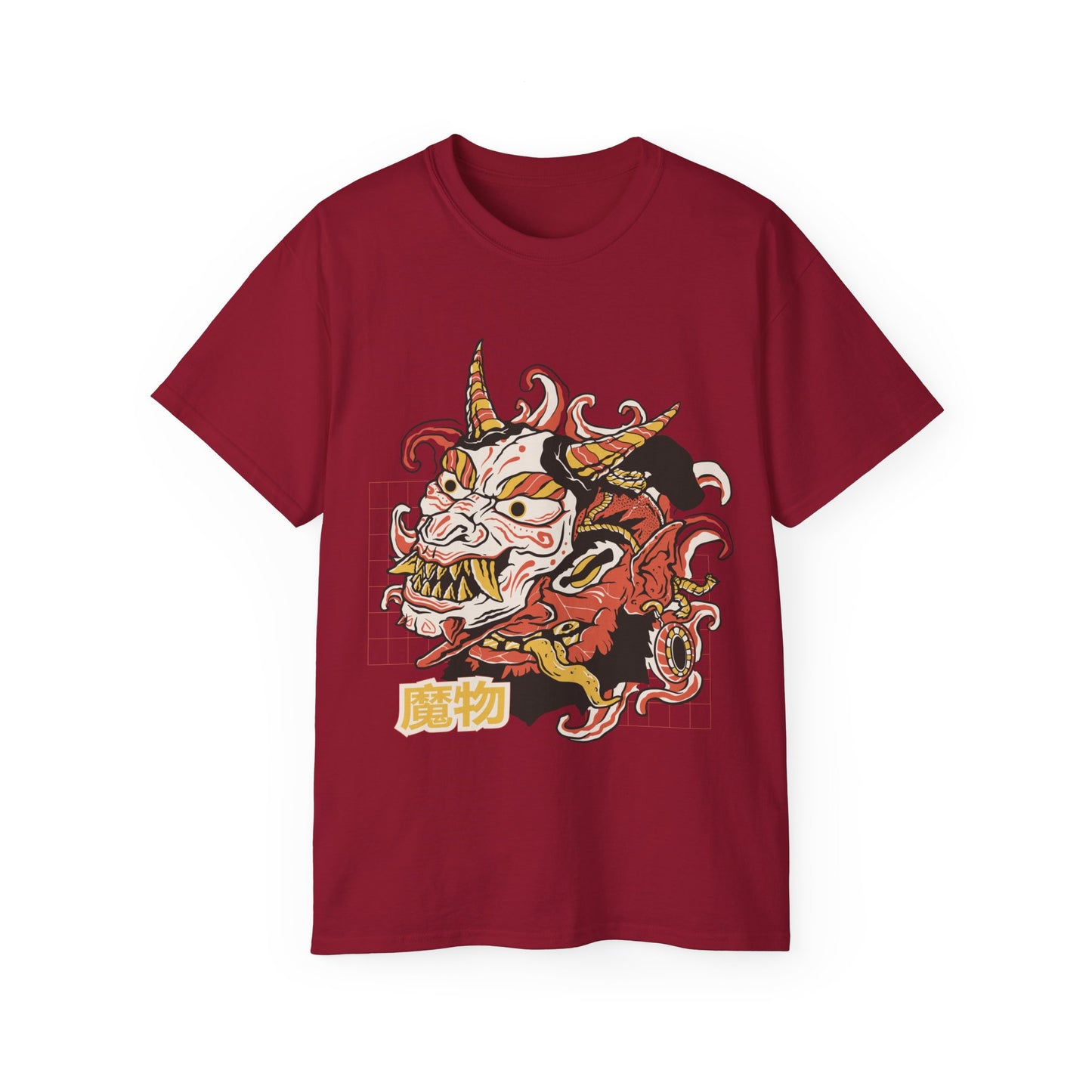 Mens Oni Skull Demon Tee