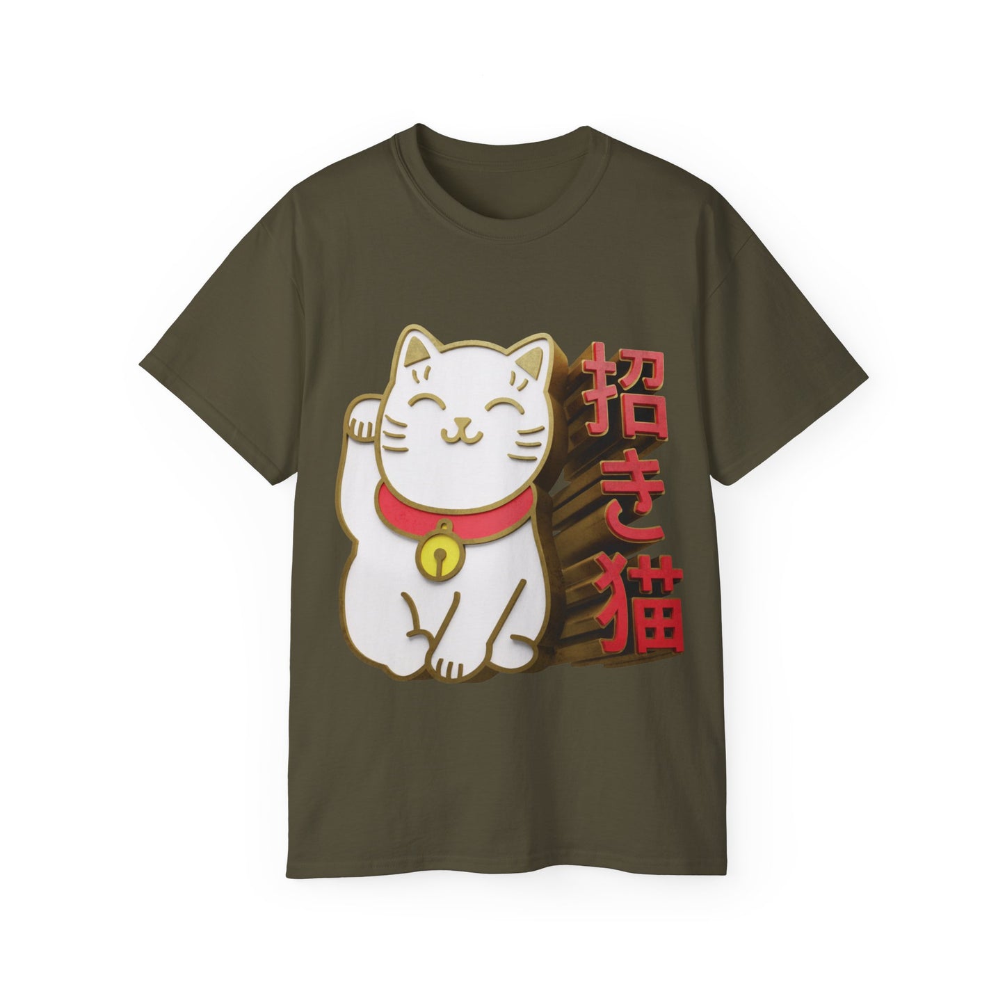 Womens Maneki Neko 3D Tee