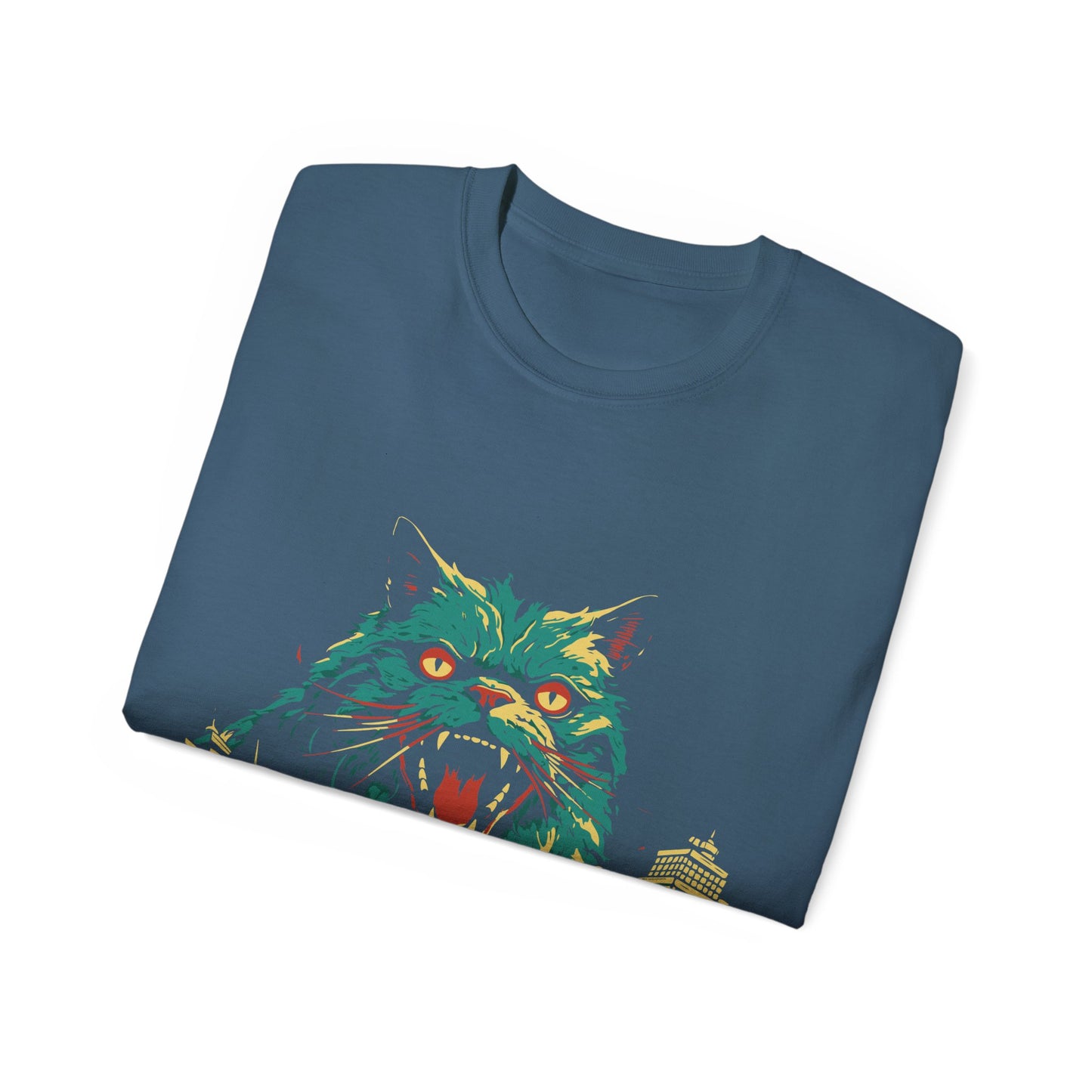 Womens Cat Kaiju Tee